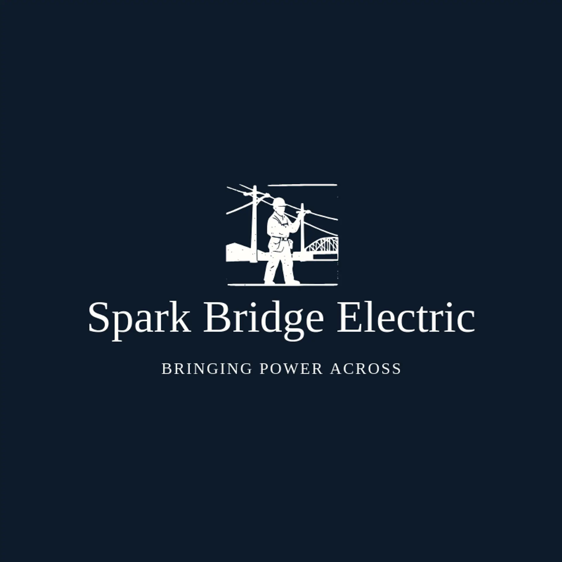 Spark Bridge Electric logo for lineman