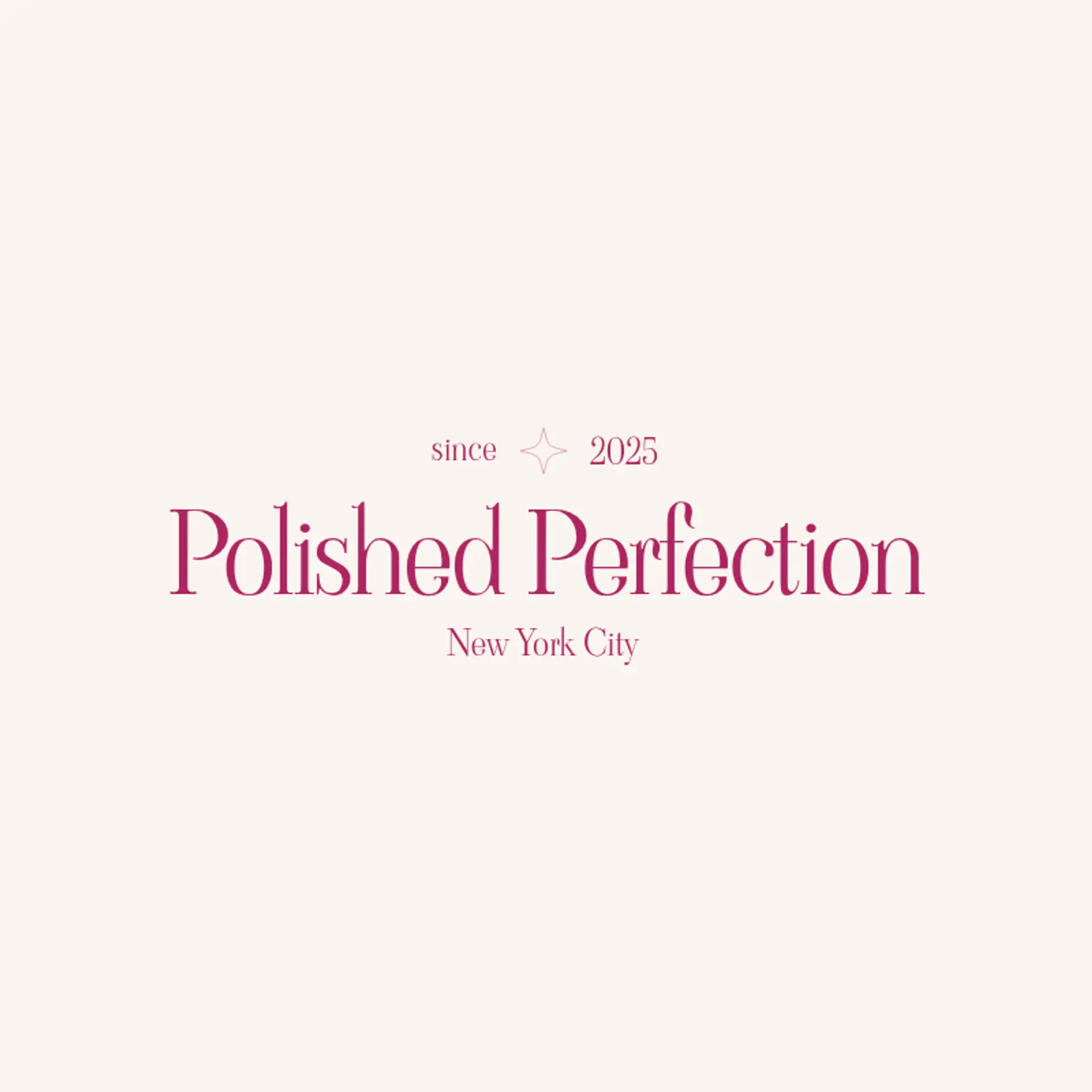 Polished Perfection logo for nail salon