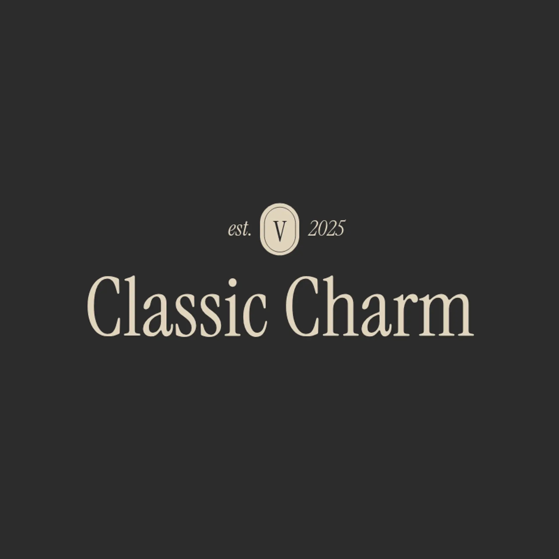 Classic Charm logo for classic fashion