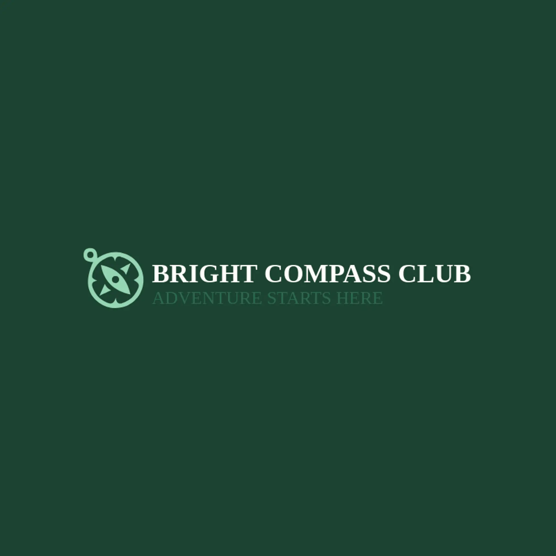 Bright Compass Club logo for explorer