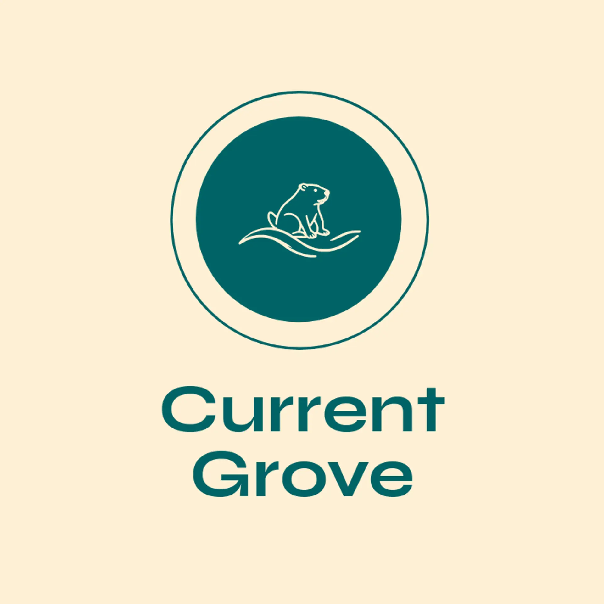 Current Grove logo for beaver