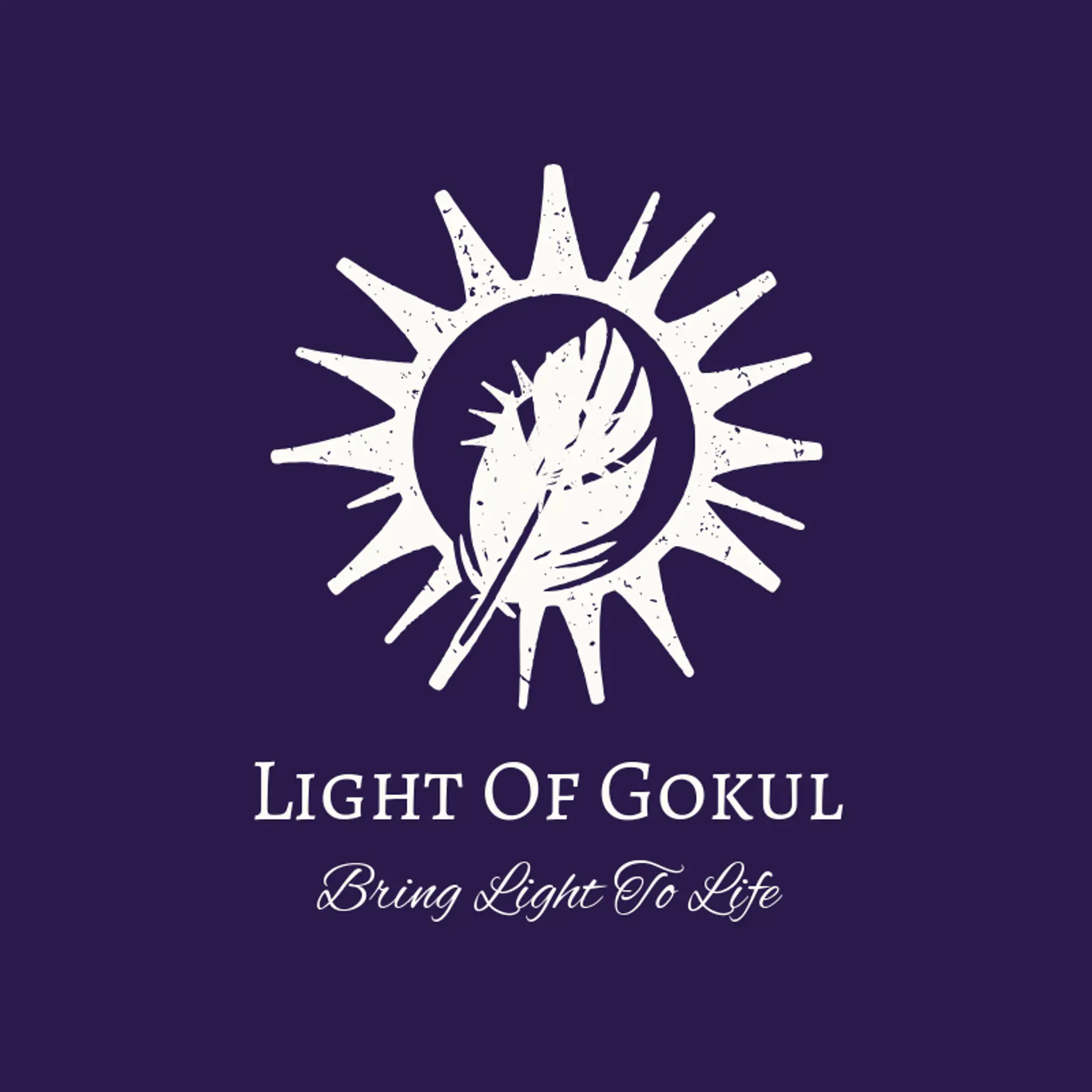 Light Of Gokul logo for krishna