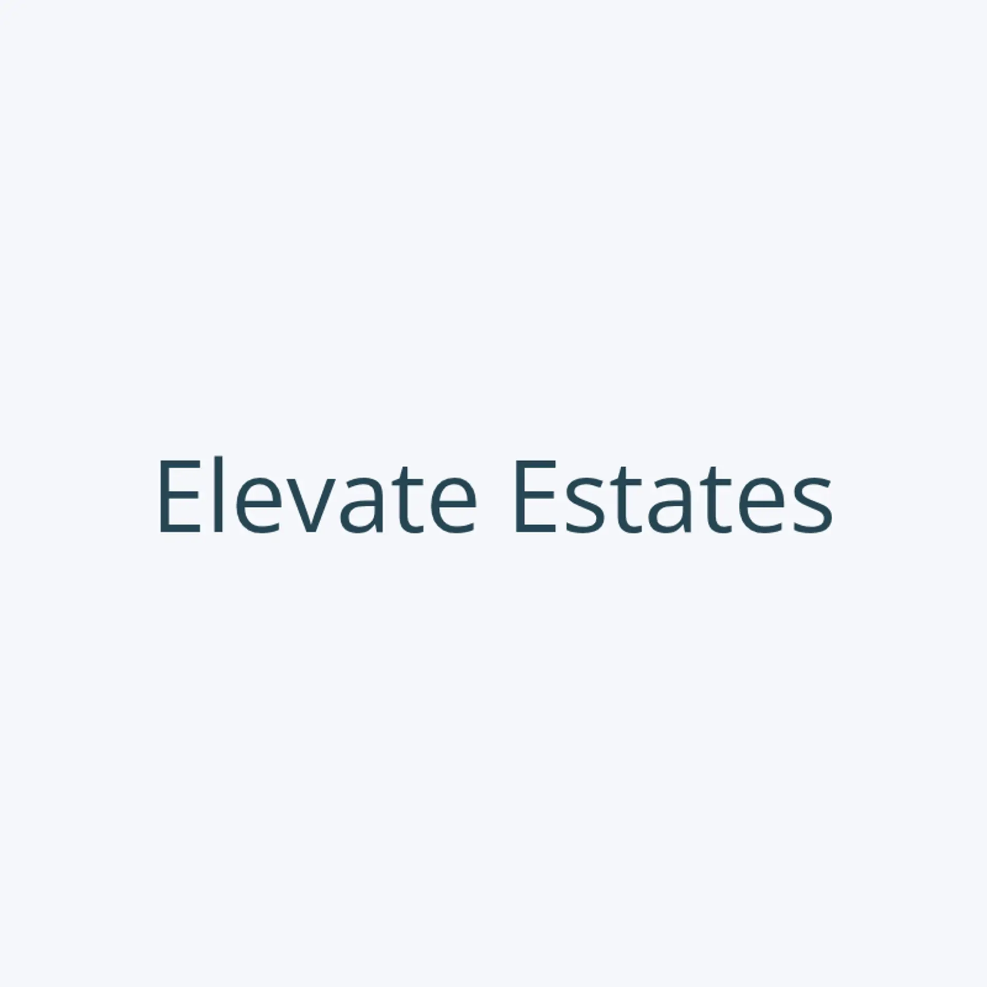 Elevate Estates logo for modern real estate