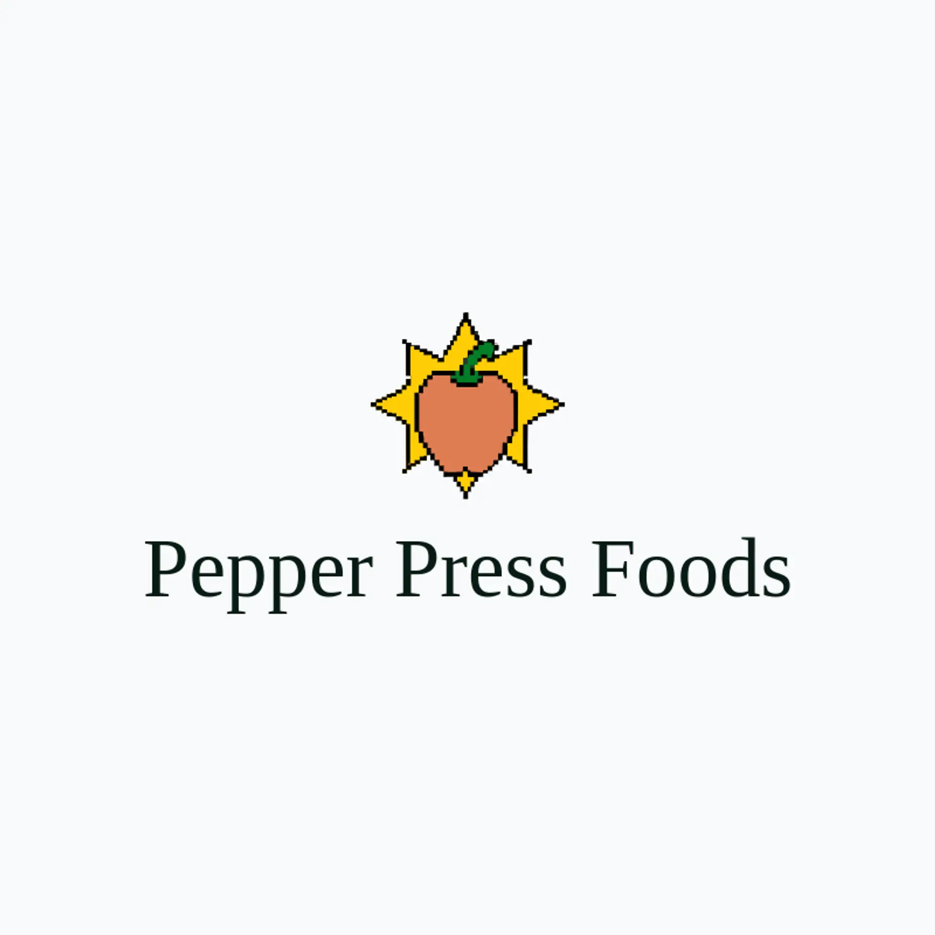 Pepper Press Foods logo for pepper