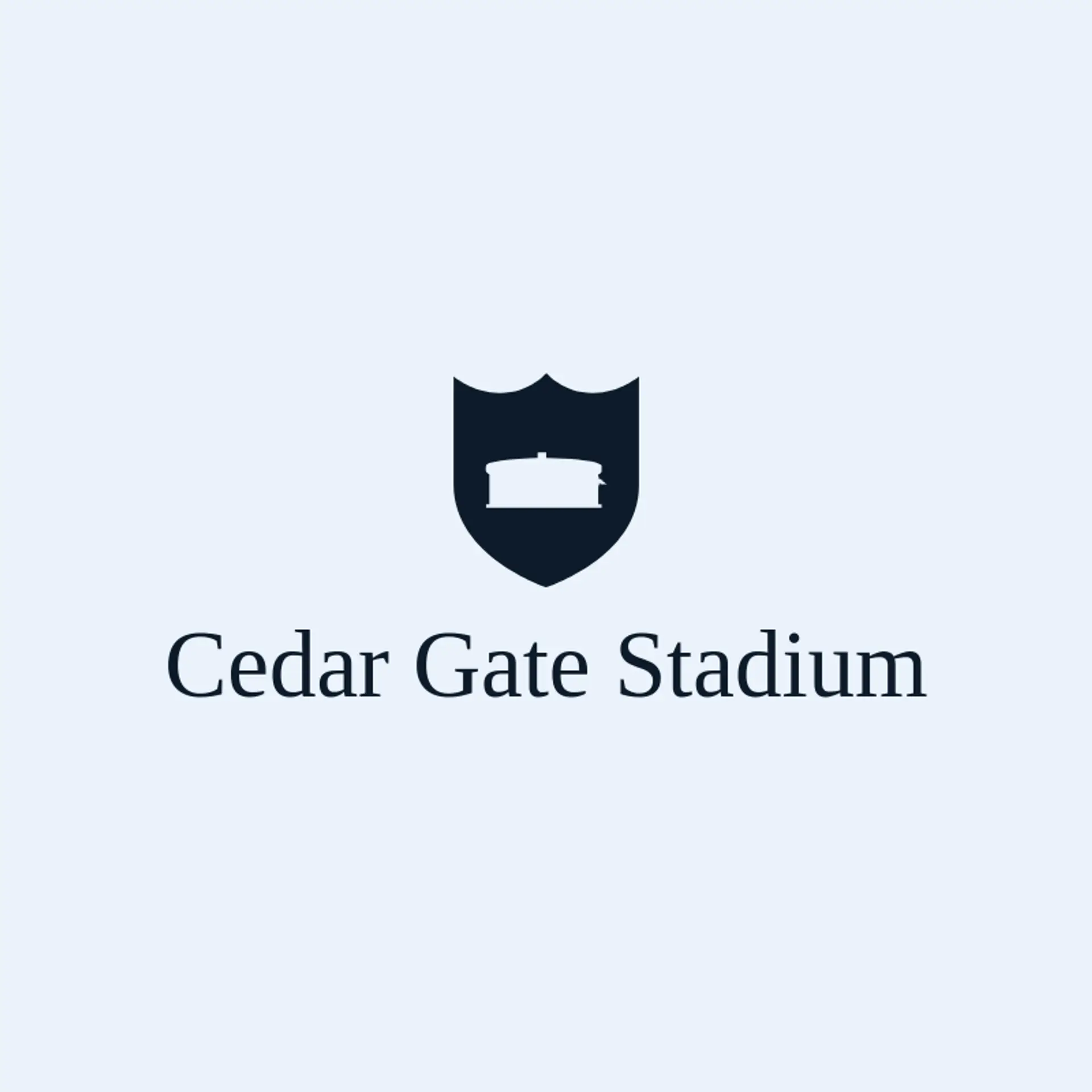 Cedar Gate Stadium logo for stadium