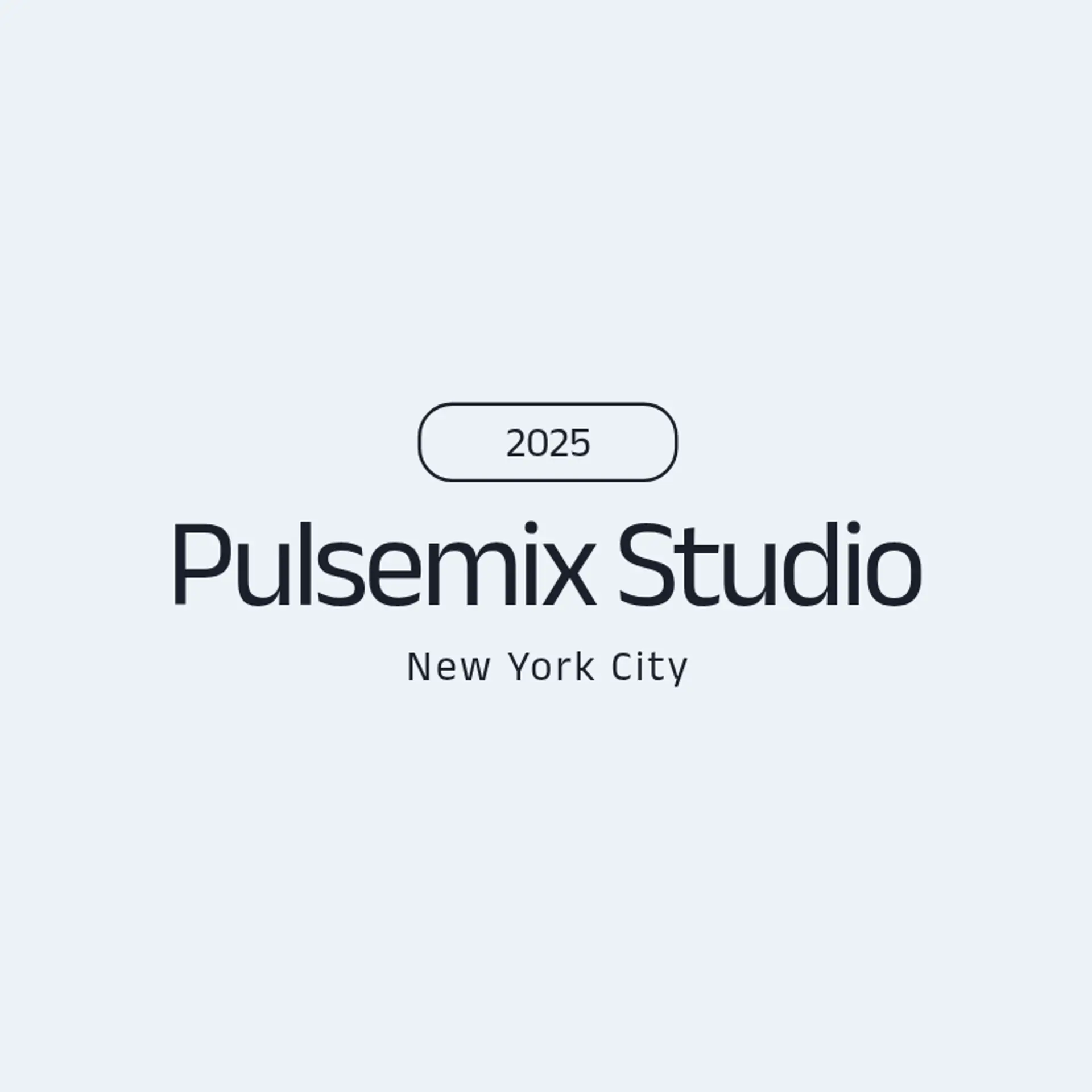 PulseMix Studio logo for music producer