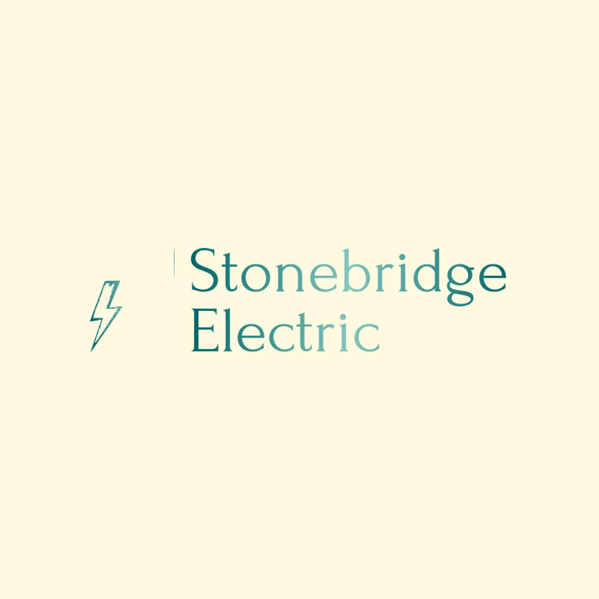 Stonebridge Electric logo for thunderbolt