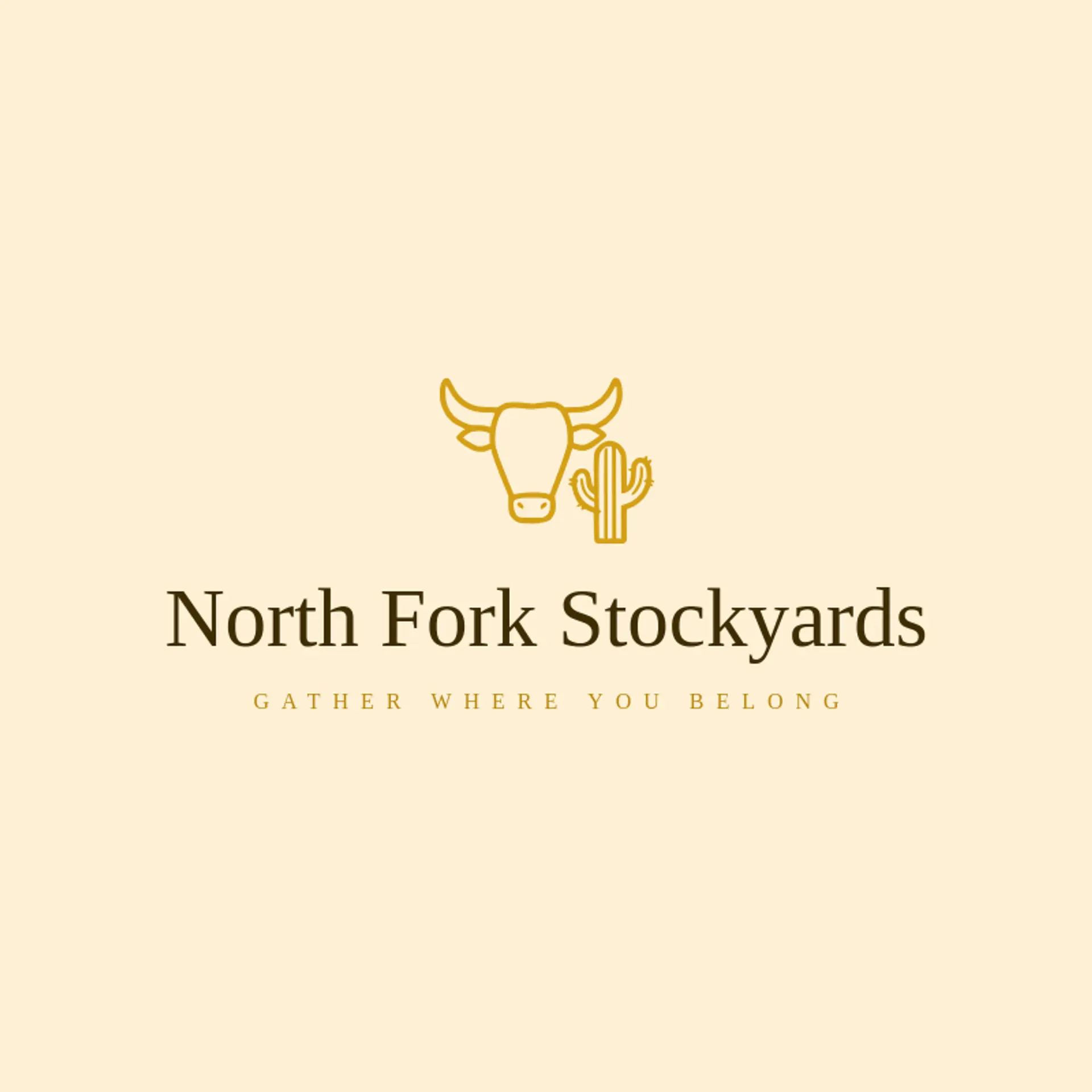North Fork Stockyards logo for longhorn