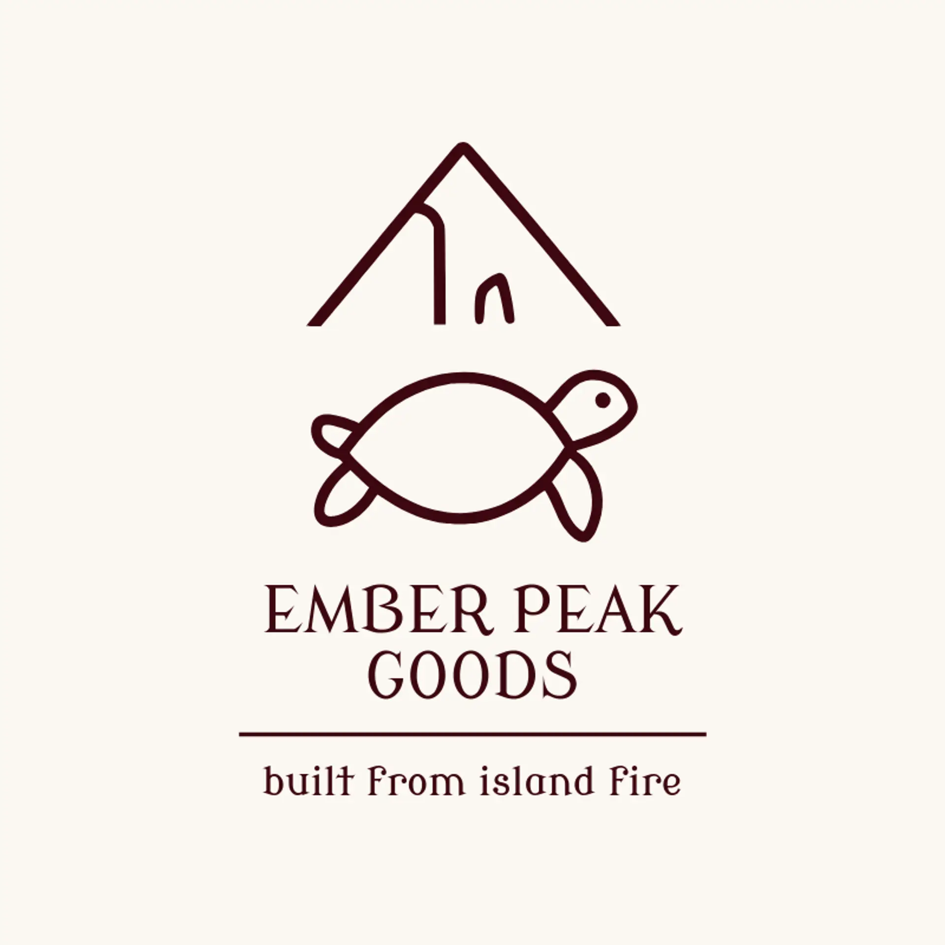 Ember Peak Goods logo for hawaii