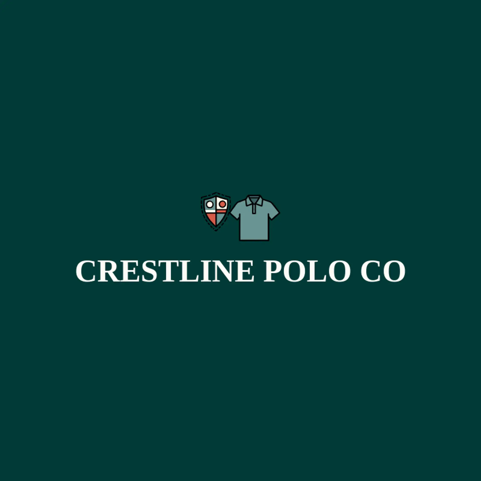 Crestline Polo Co logo for polo shirt