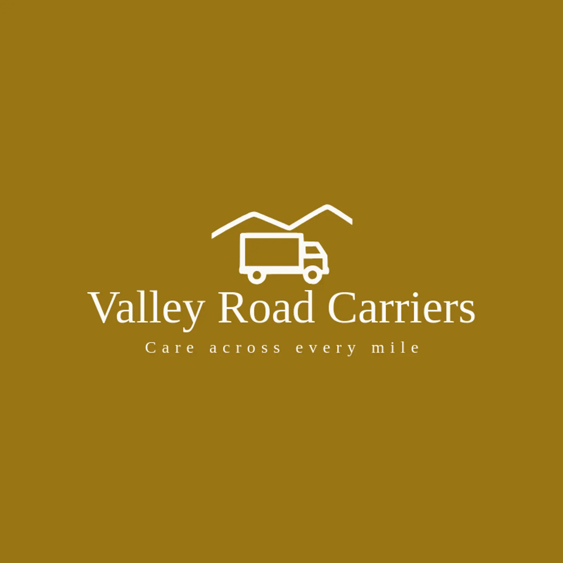 Valley Road Carriers logo for box truck