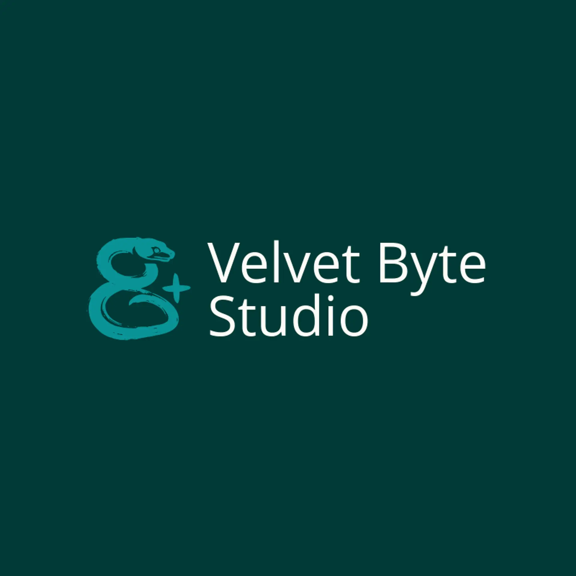 Velvet Byte Studio logo for python