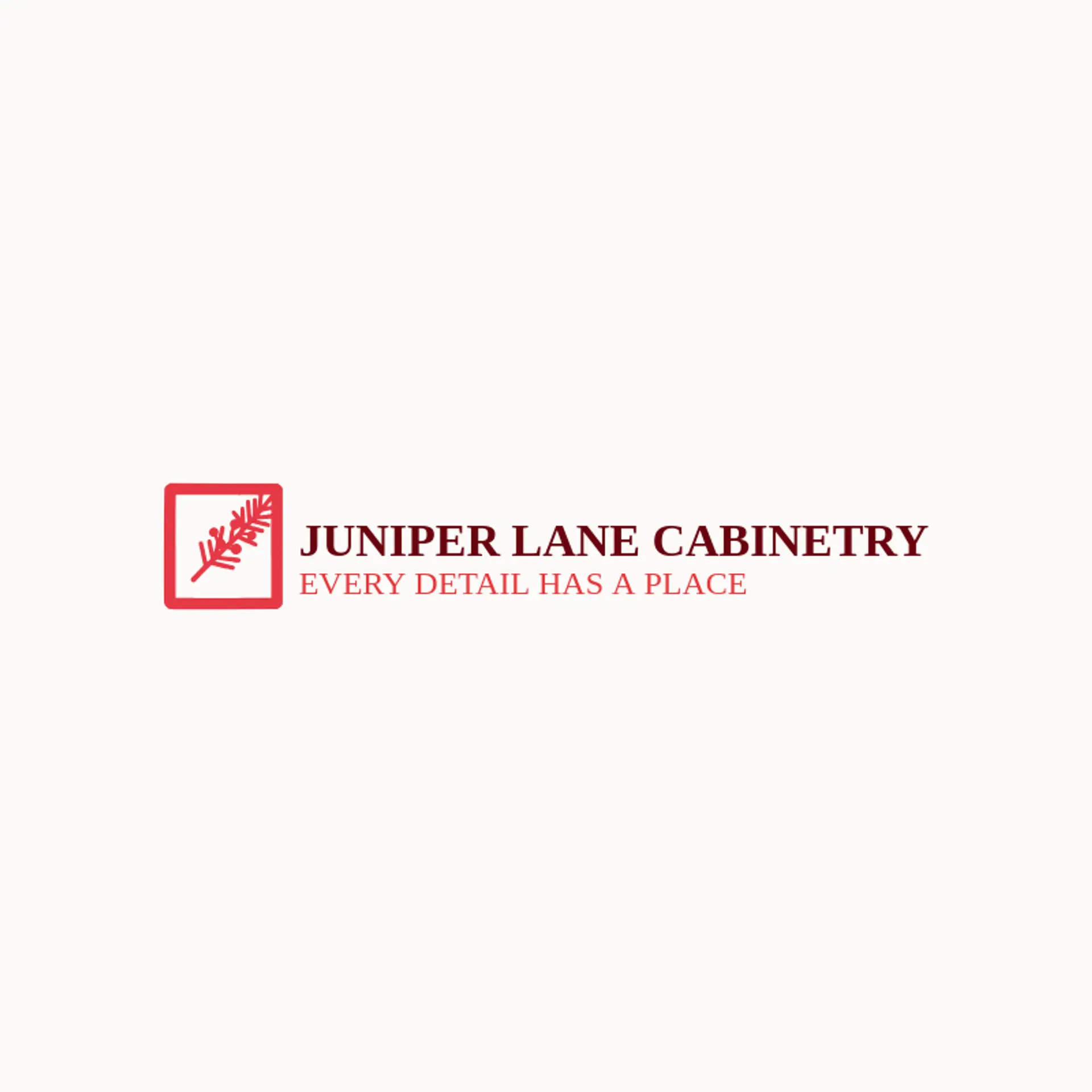 Juniper Lane Cabinetry logo for cabinet