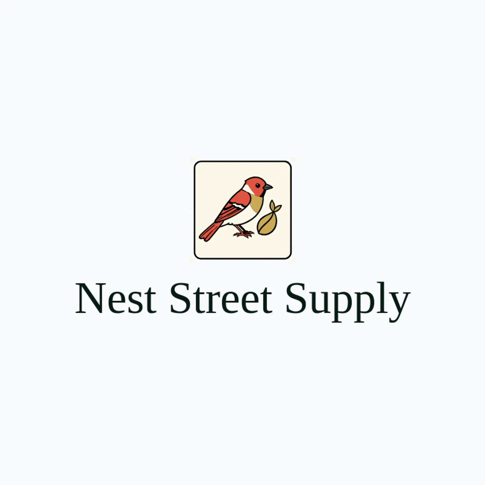 Nest Street Supply logo for sparrow