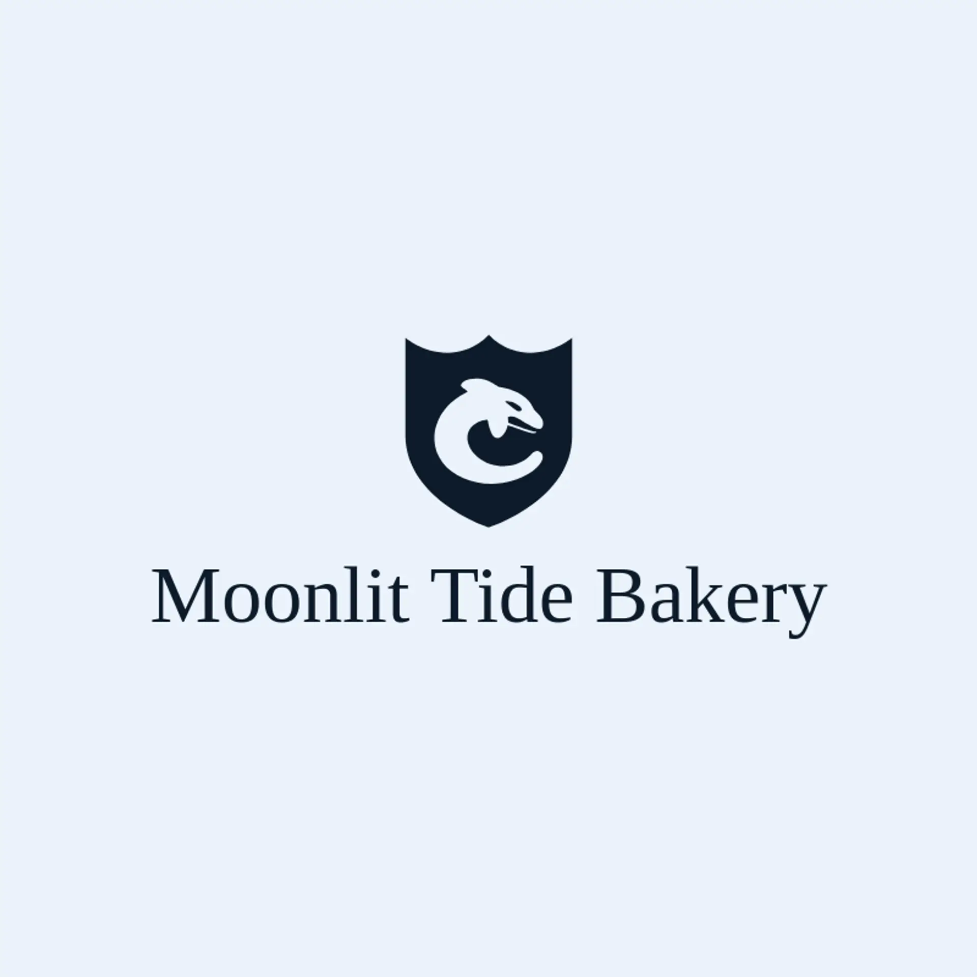 Moonlit Tide Bakery logo for orca