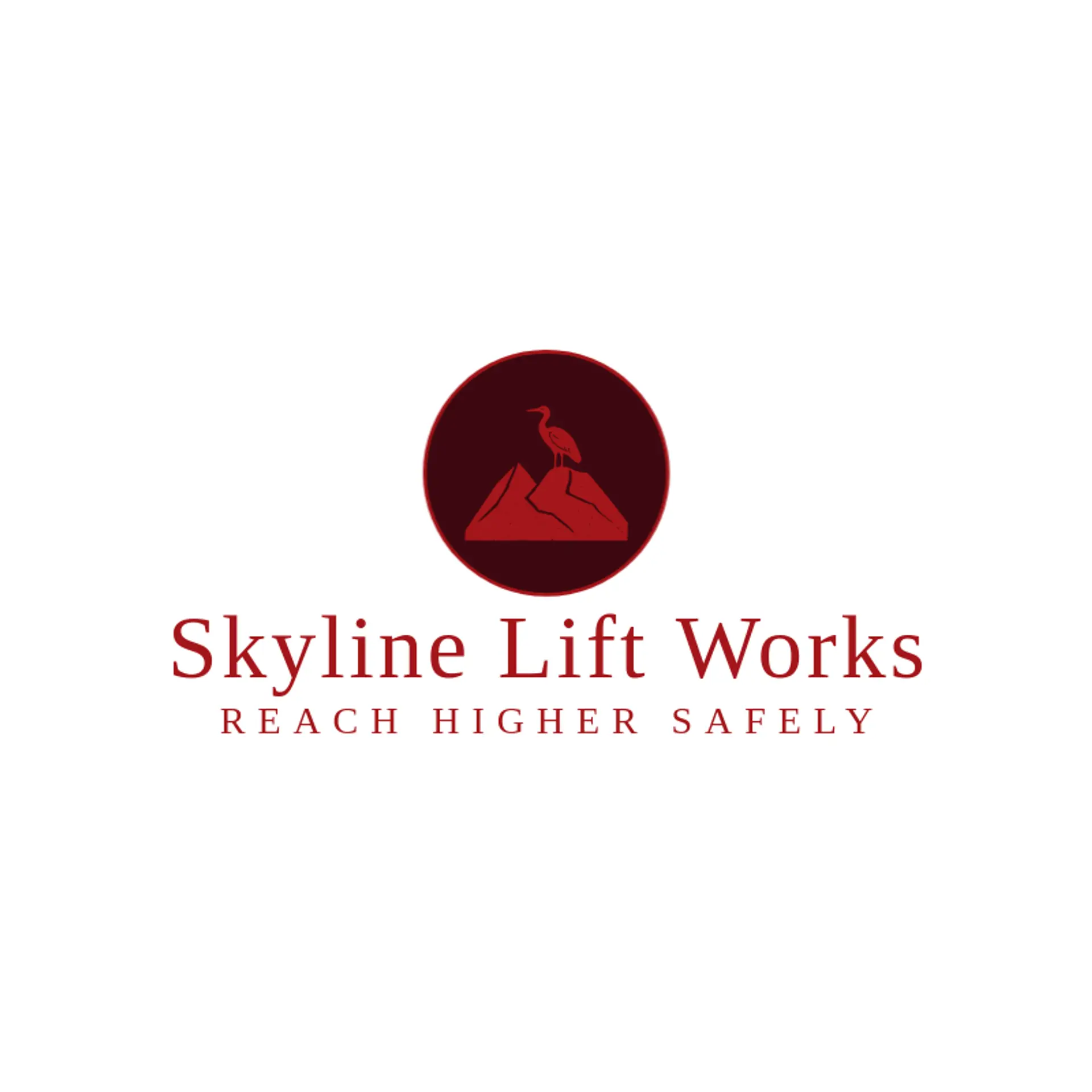 Skyline Lift Works logo for crane