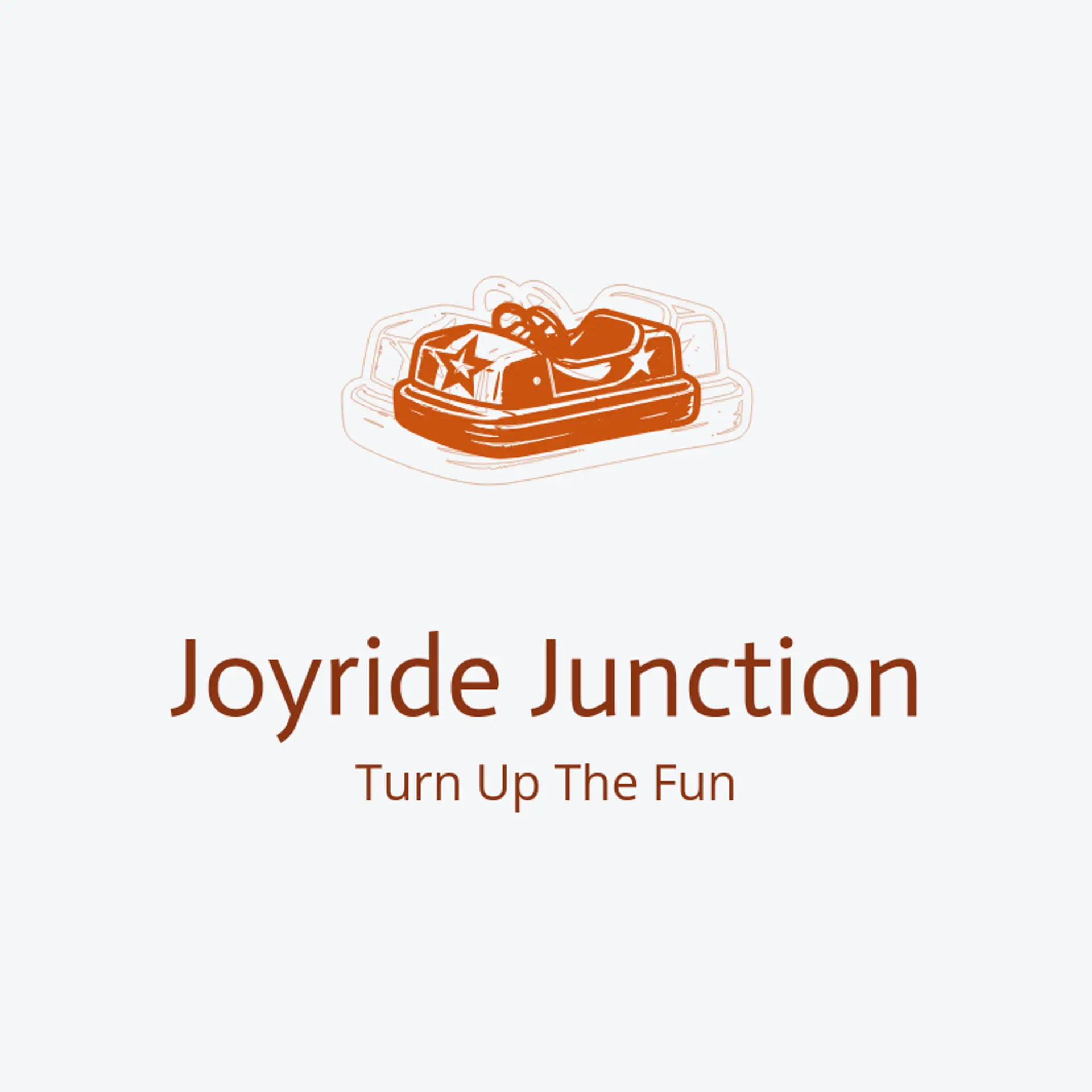 Joyride Junction logo for amusement park