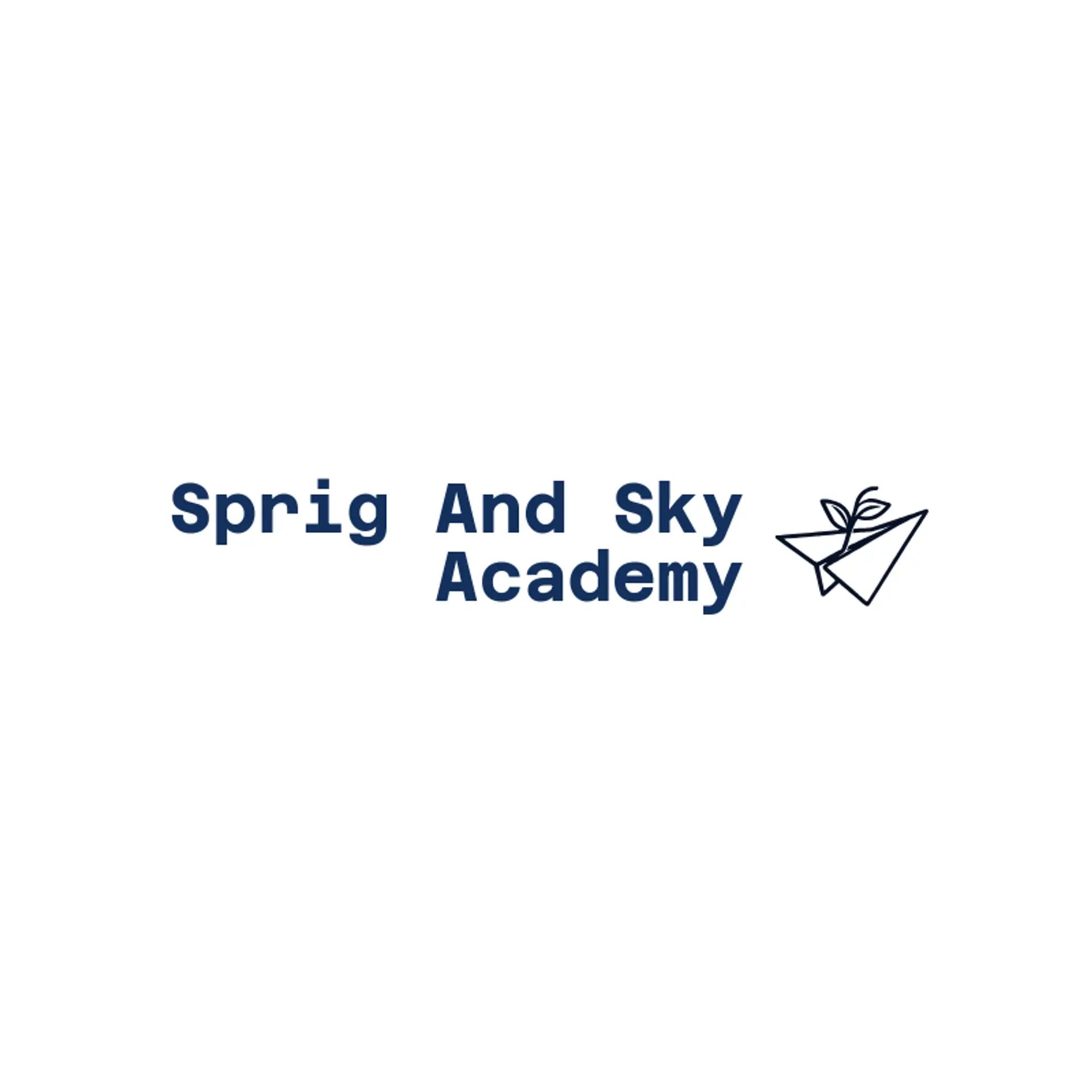 Sprig And Sky Academy logo for primary school