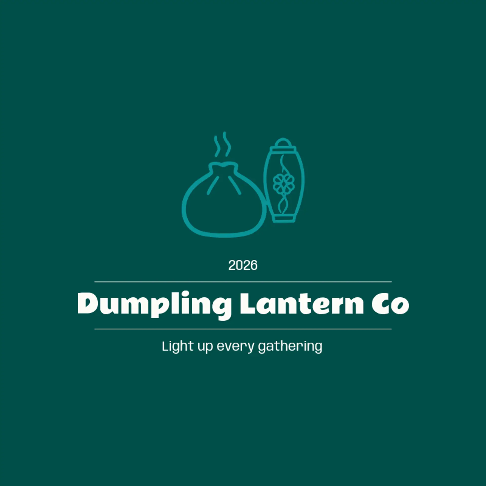 Dumpling Lantern Co logo for chinese