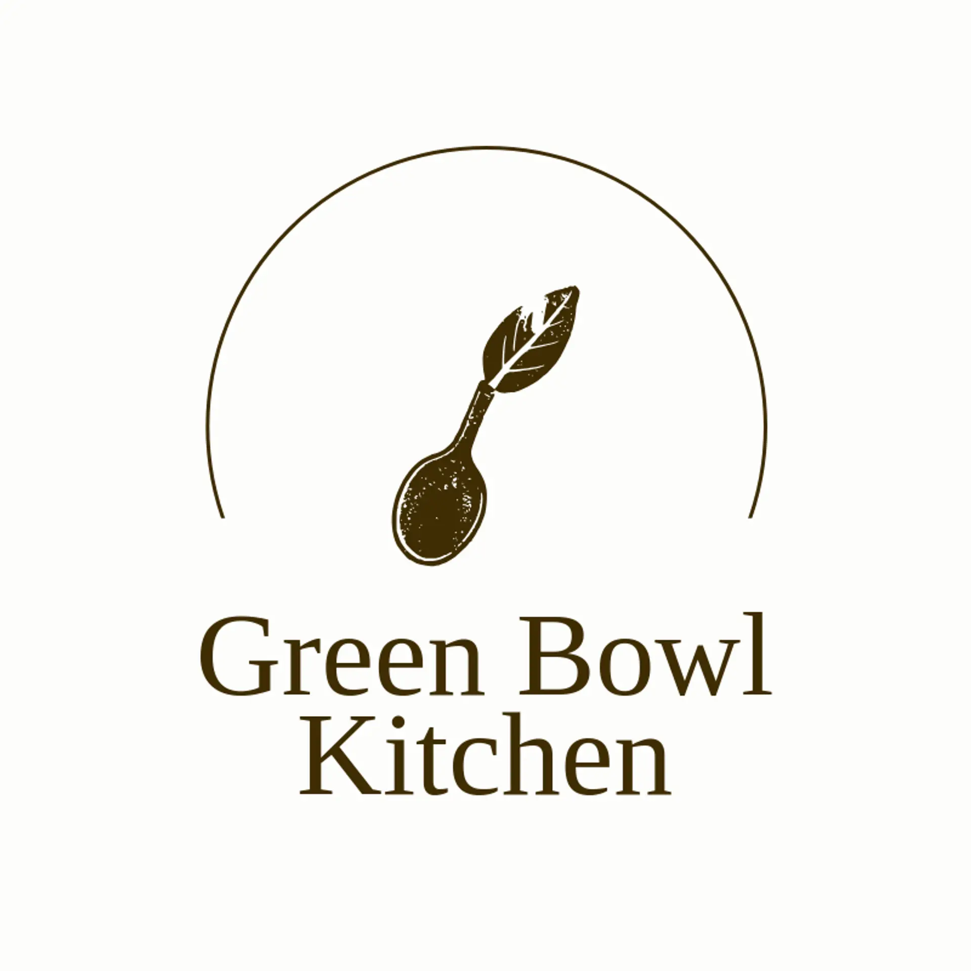 Green Bowl Kitchen logo for spoon