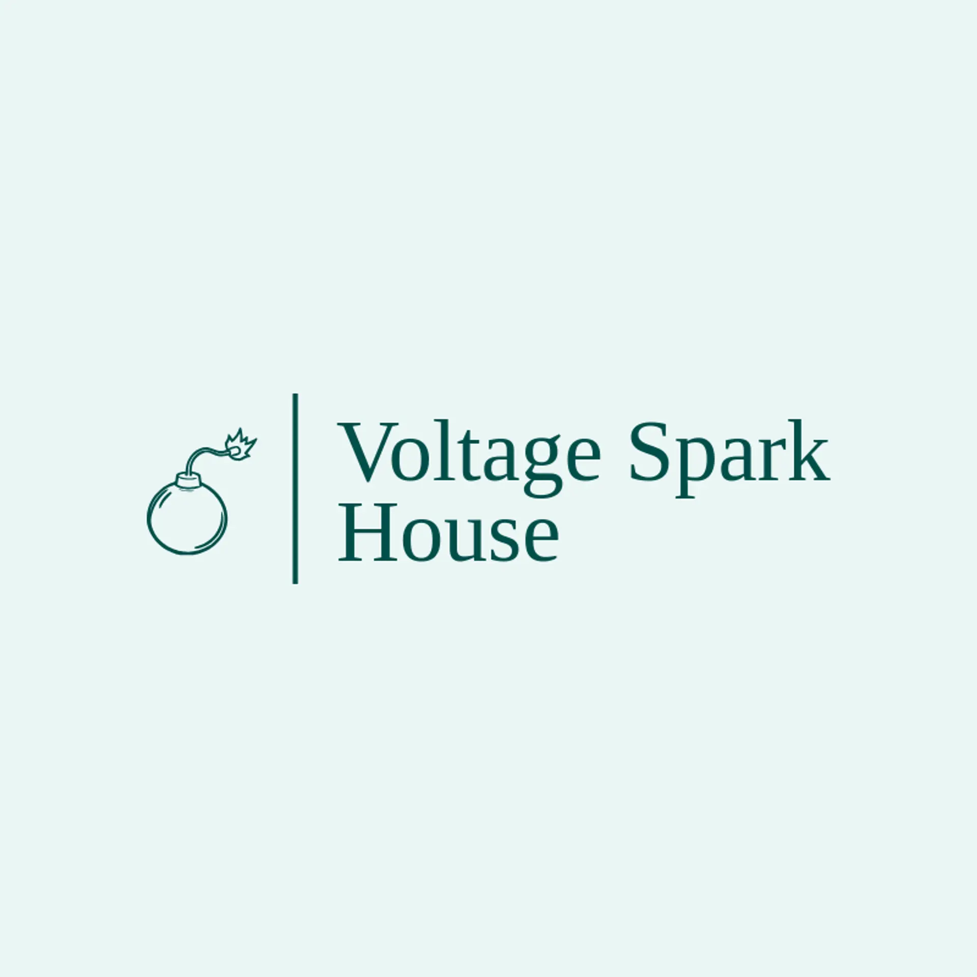 Voltage Spark House logo for bomb