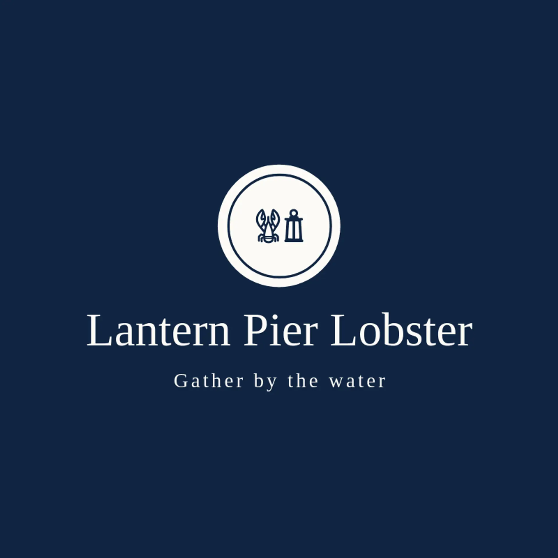 Lantern Pier Lobster logo for lobster