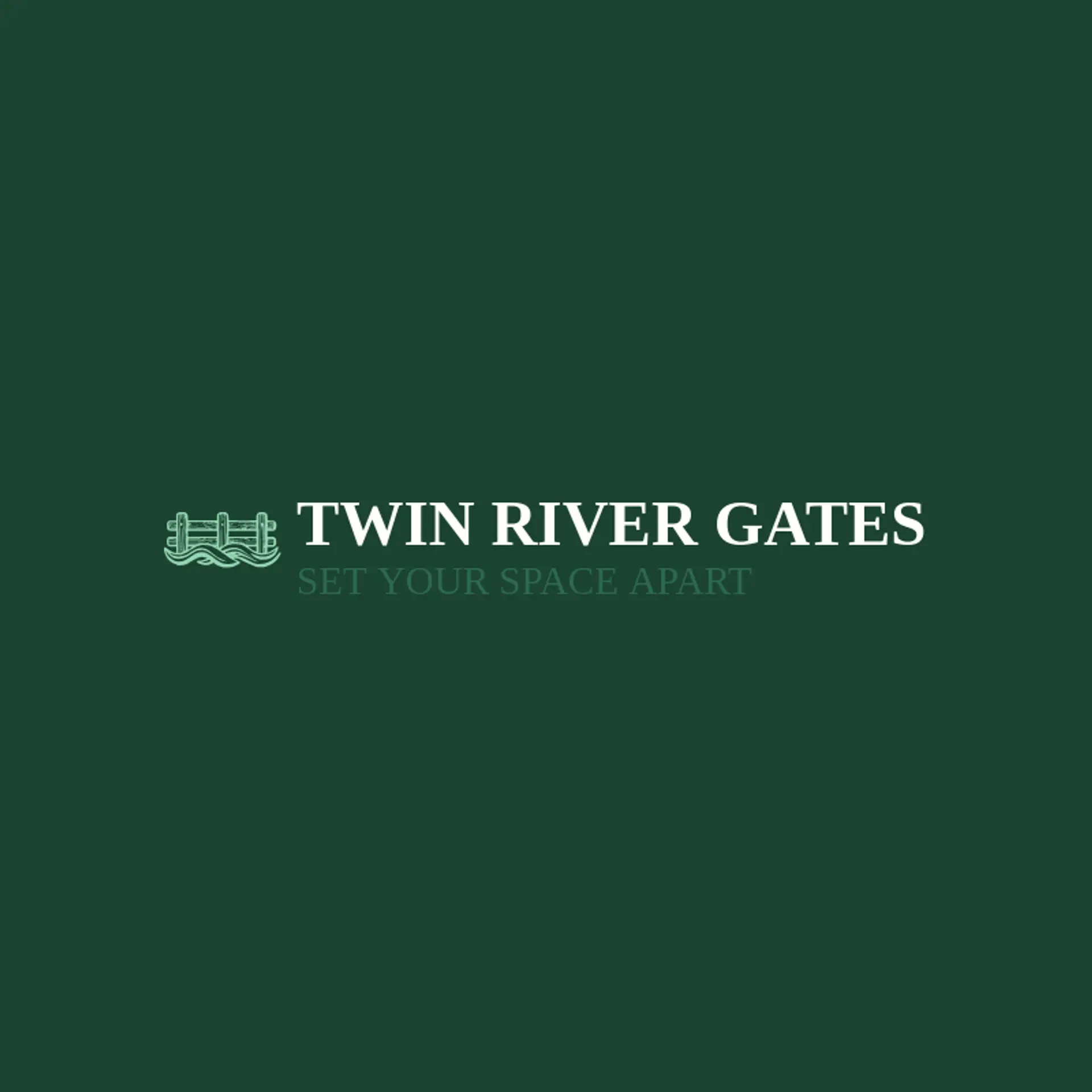 Twin River Gates logo for fence