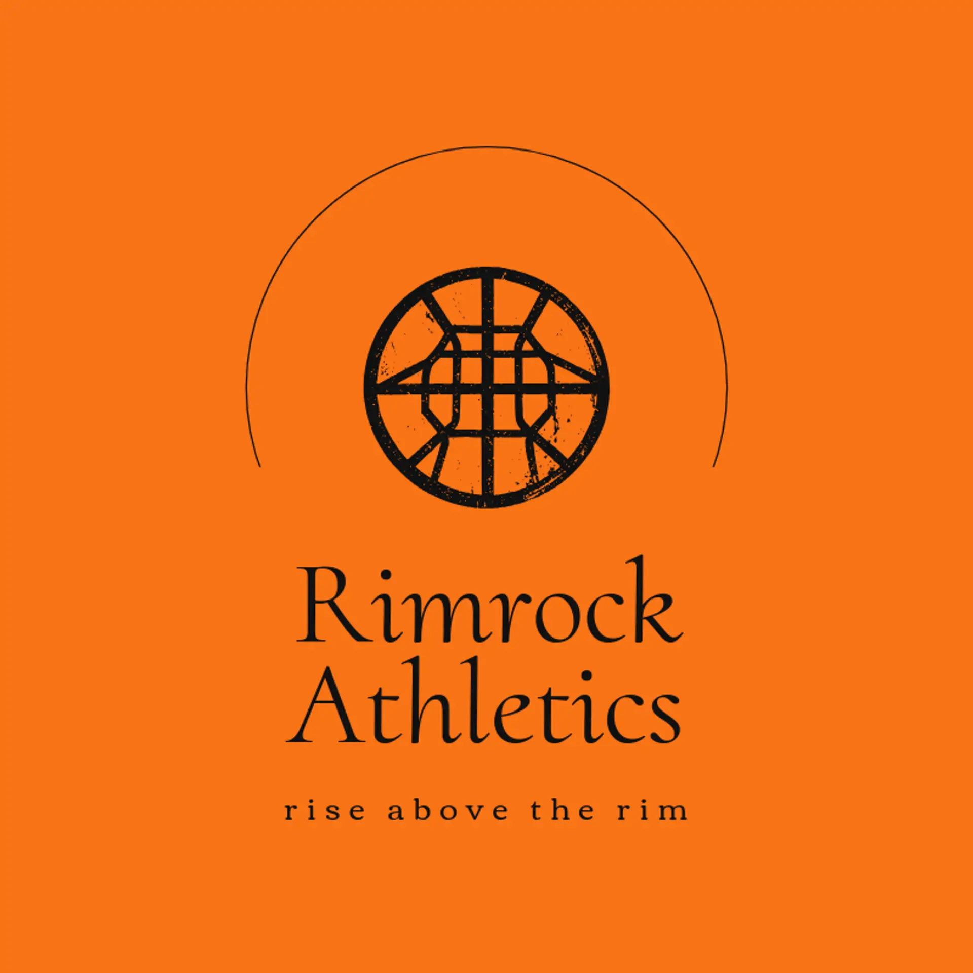 Rimrock Athletics logo for basketball