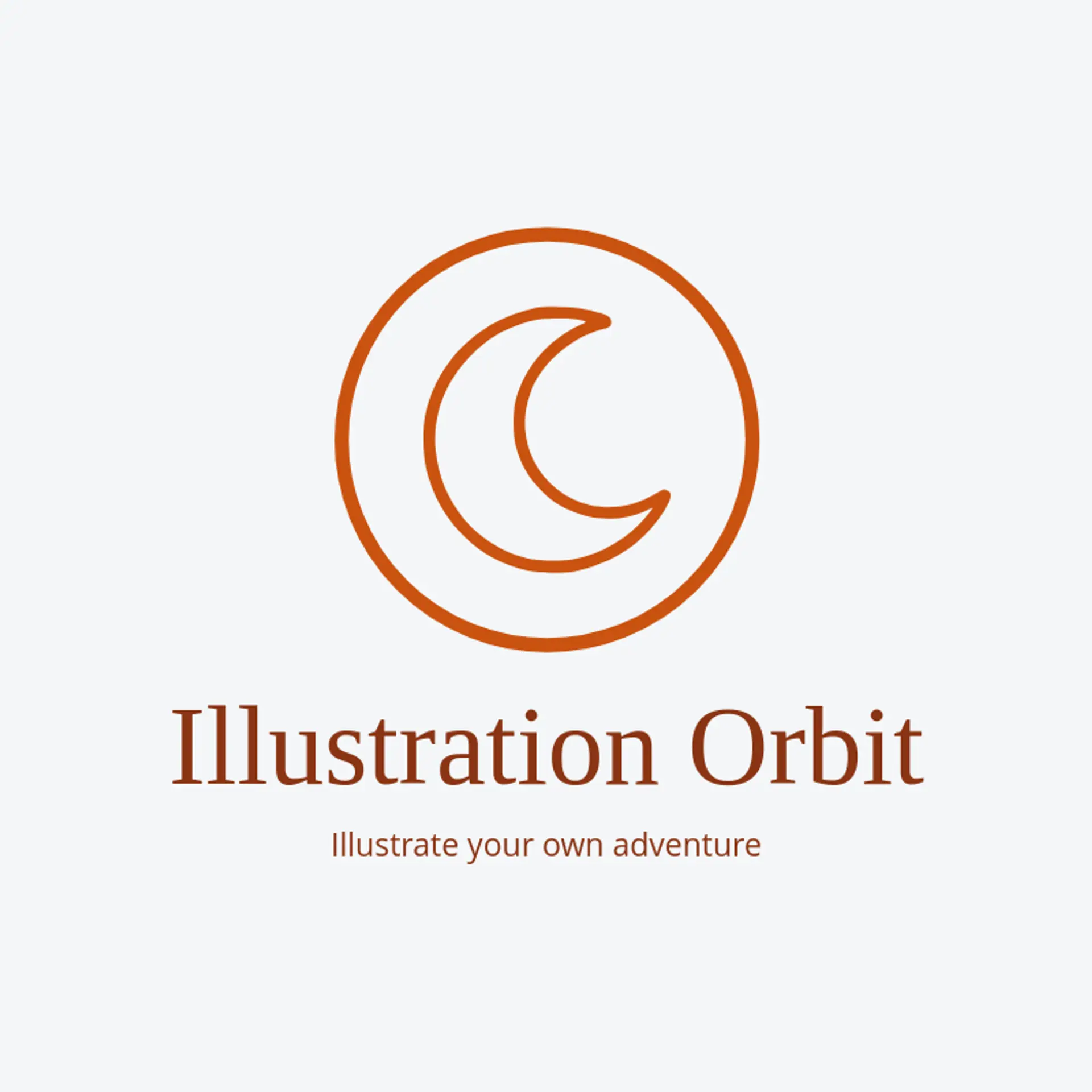 Illustration Orbit logo for illustration