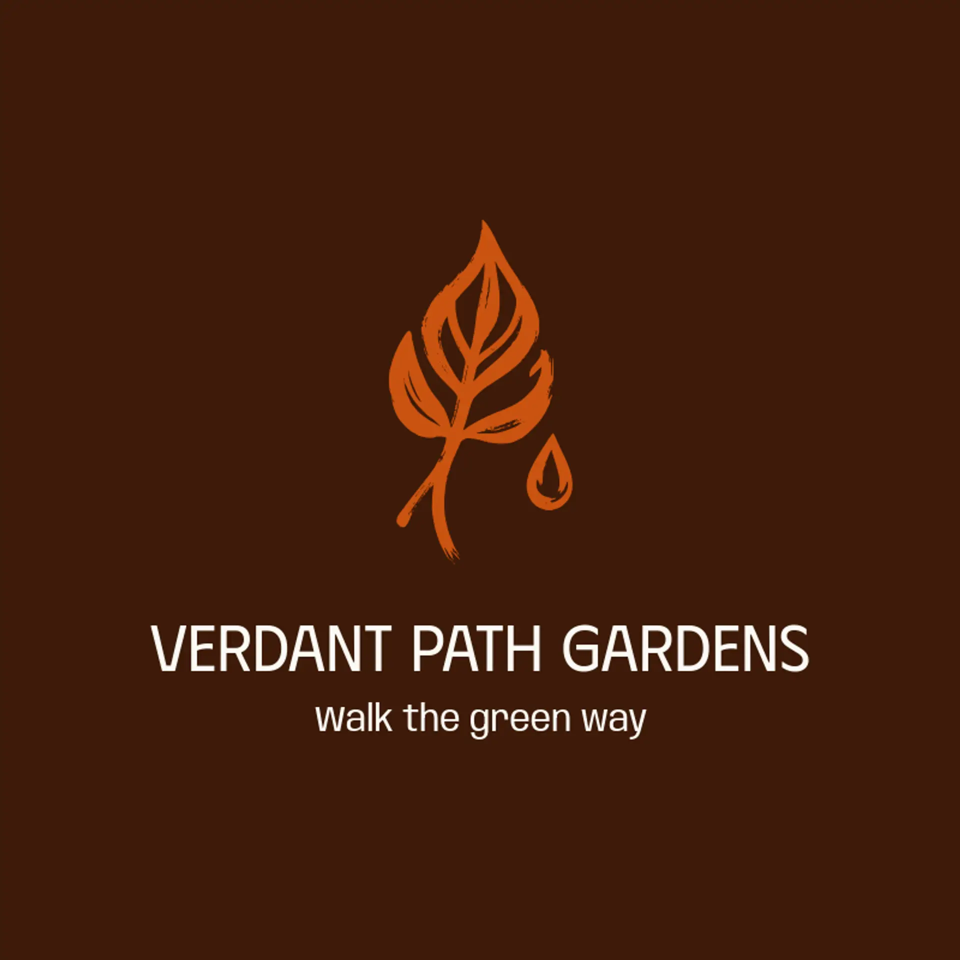Verdant Path Gardens logo for garden