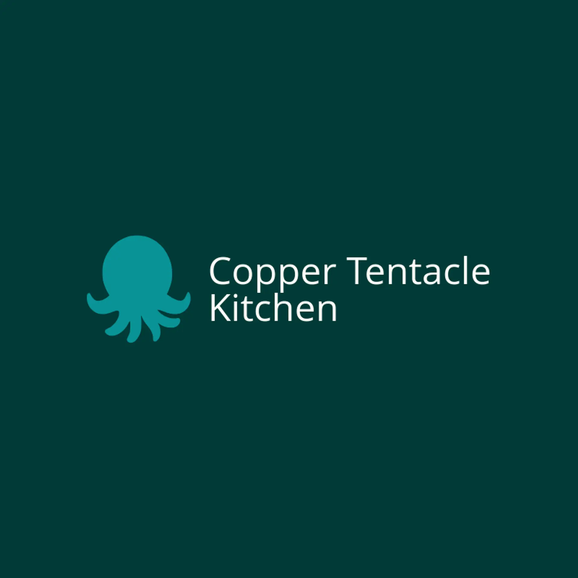 Copper Tentacle Kitchen logo for squid