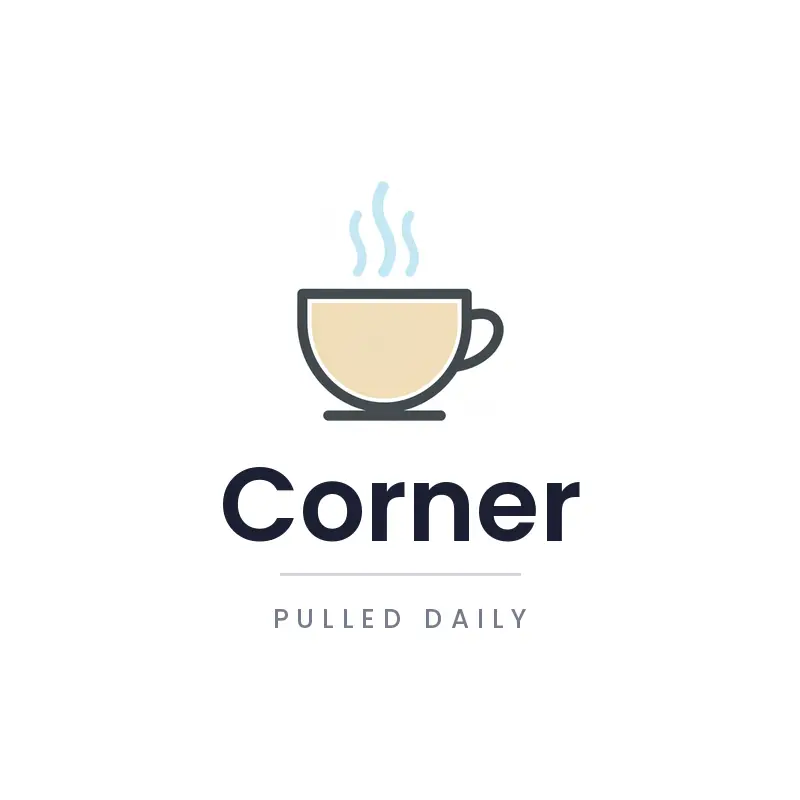 Steaming coffee cup logo