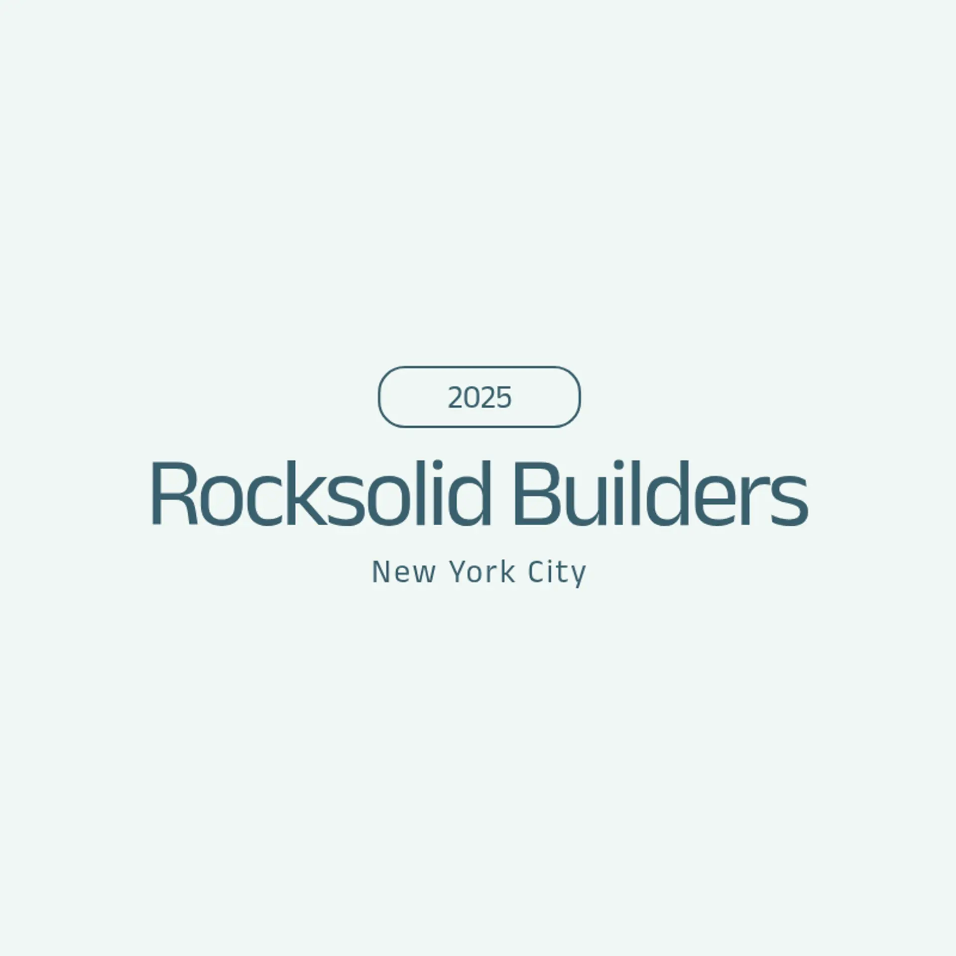 RockSolid Builders logo for construction and landscaping