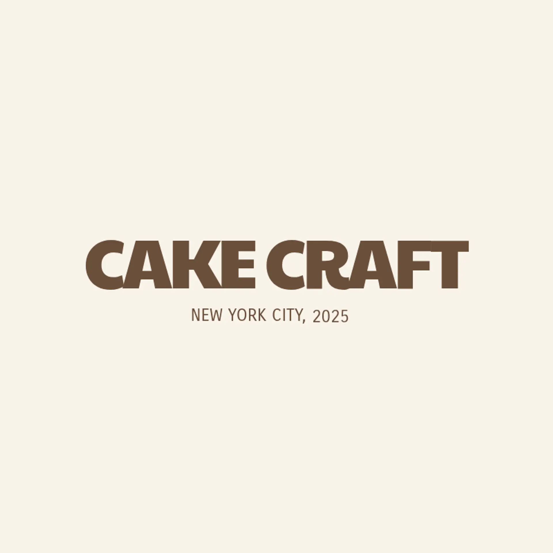 Cake Craft logo for cake