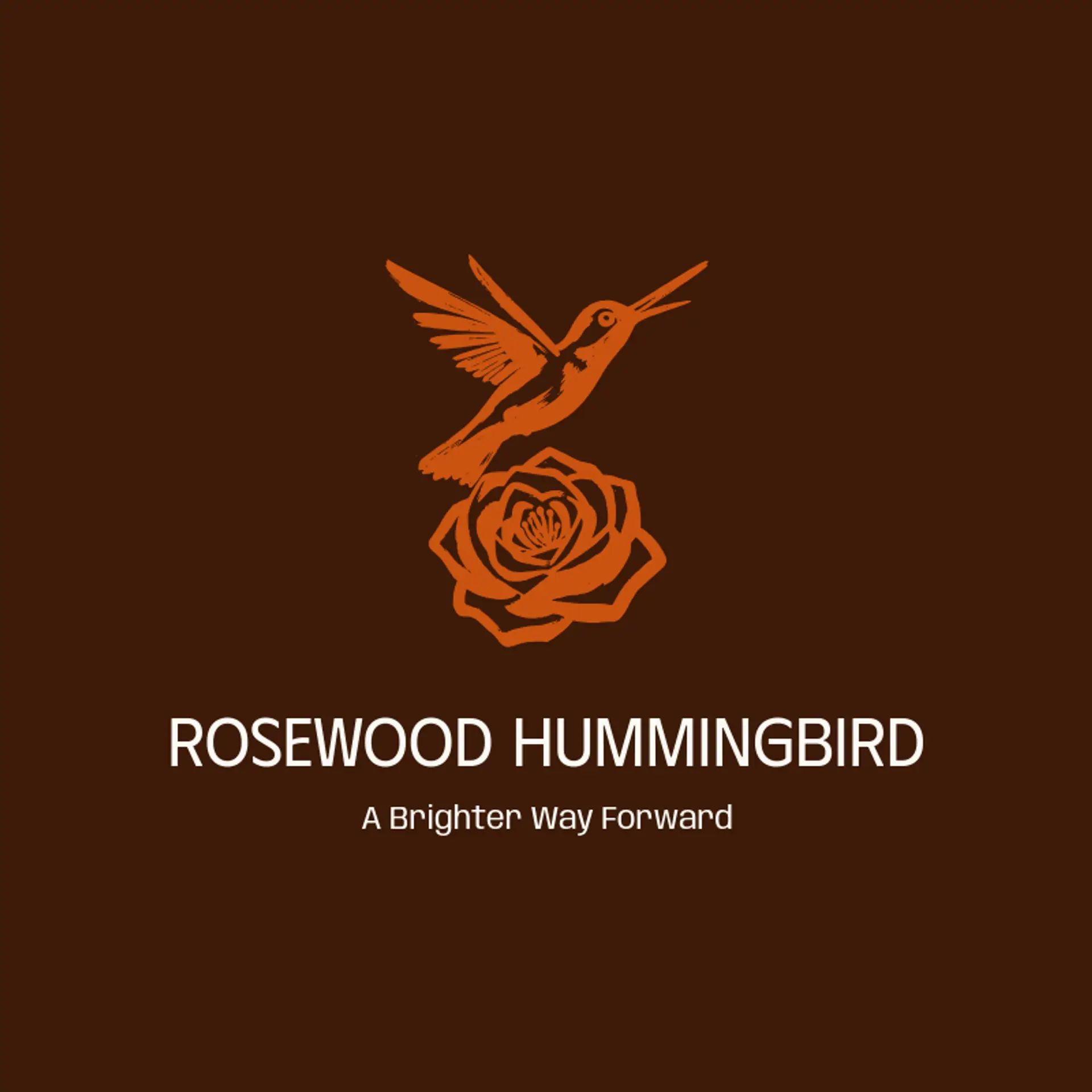 Rosewood Hummingbird logo for hummingbird