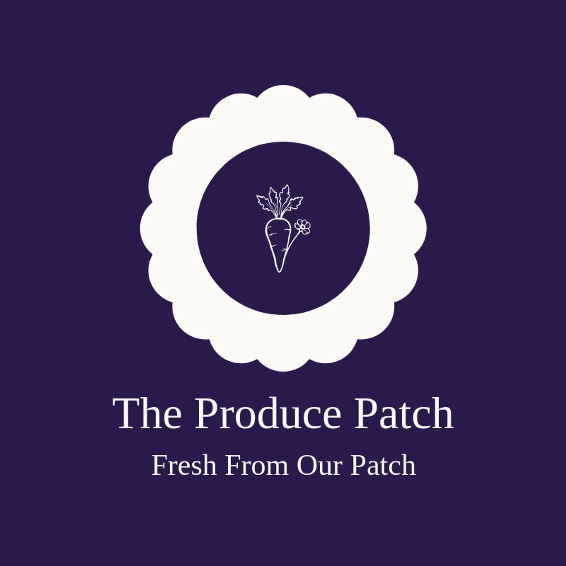 The Produce Patch logo for grocery