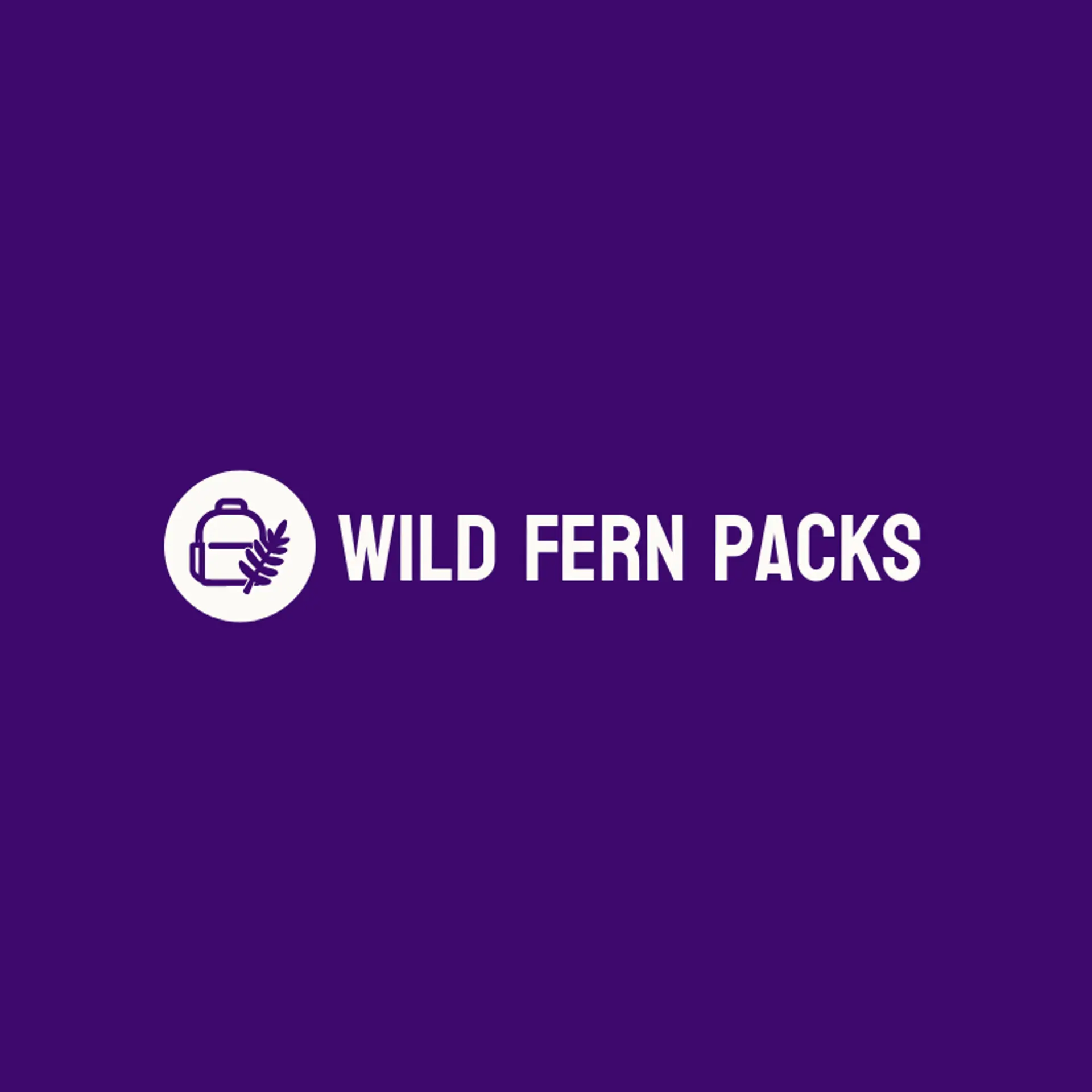 Wild Fern Packs logo for bag