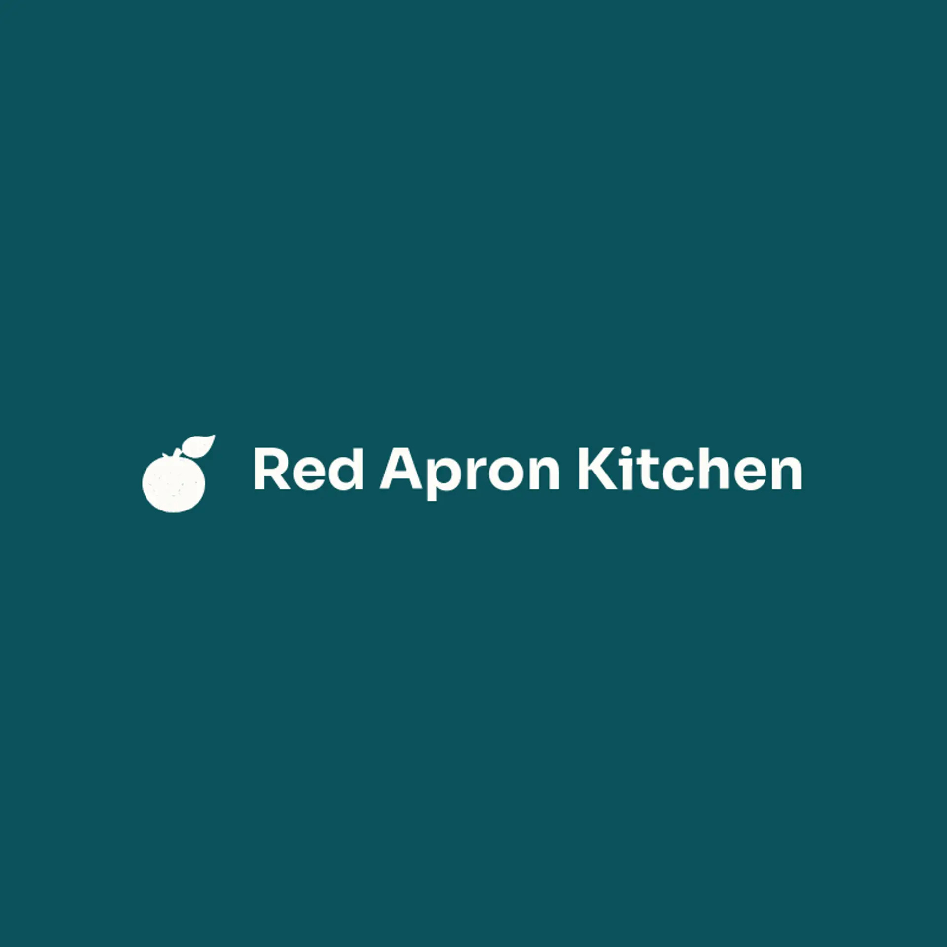 Red Apron Kitchen logo for kitchen
