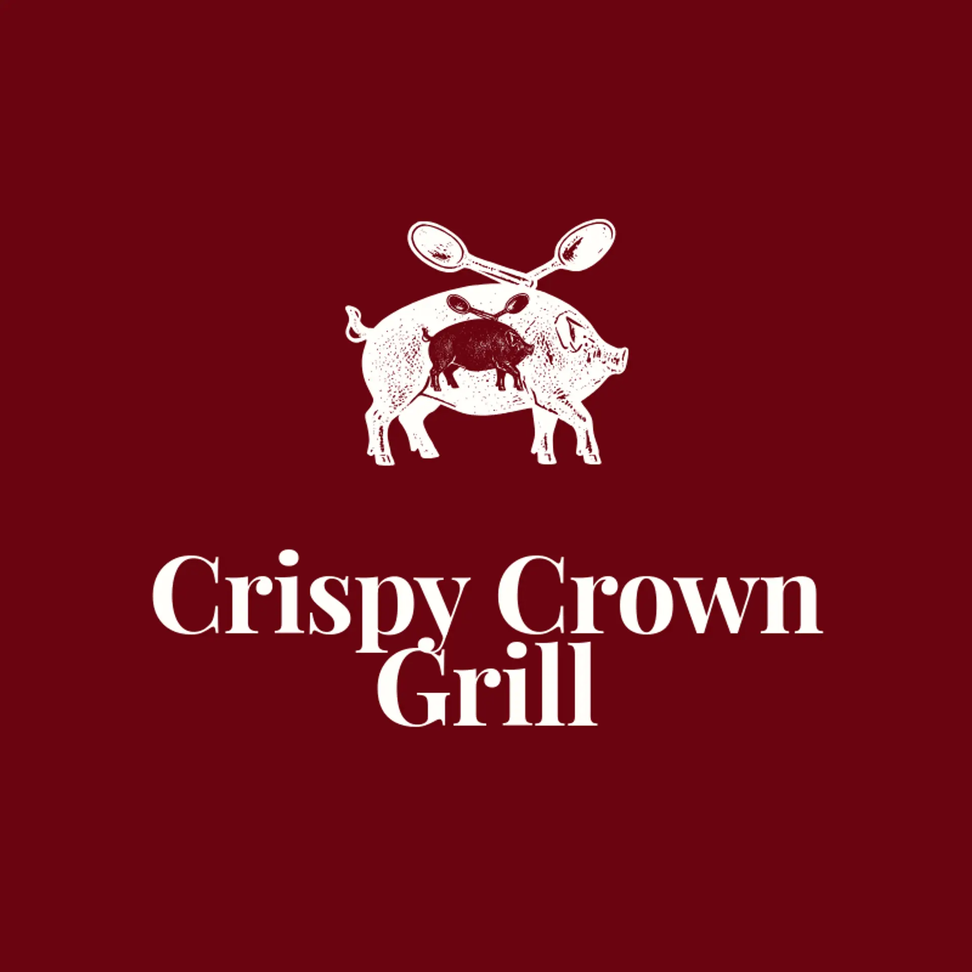 Crispy Crown Grill logo for lechon