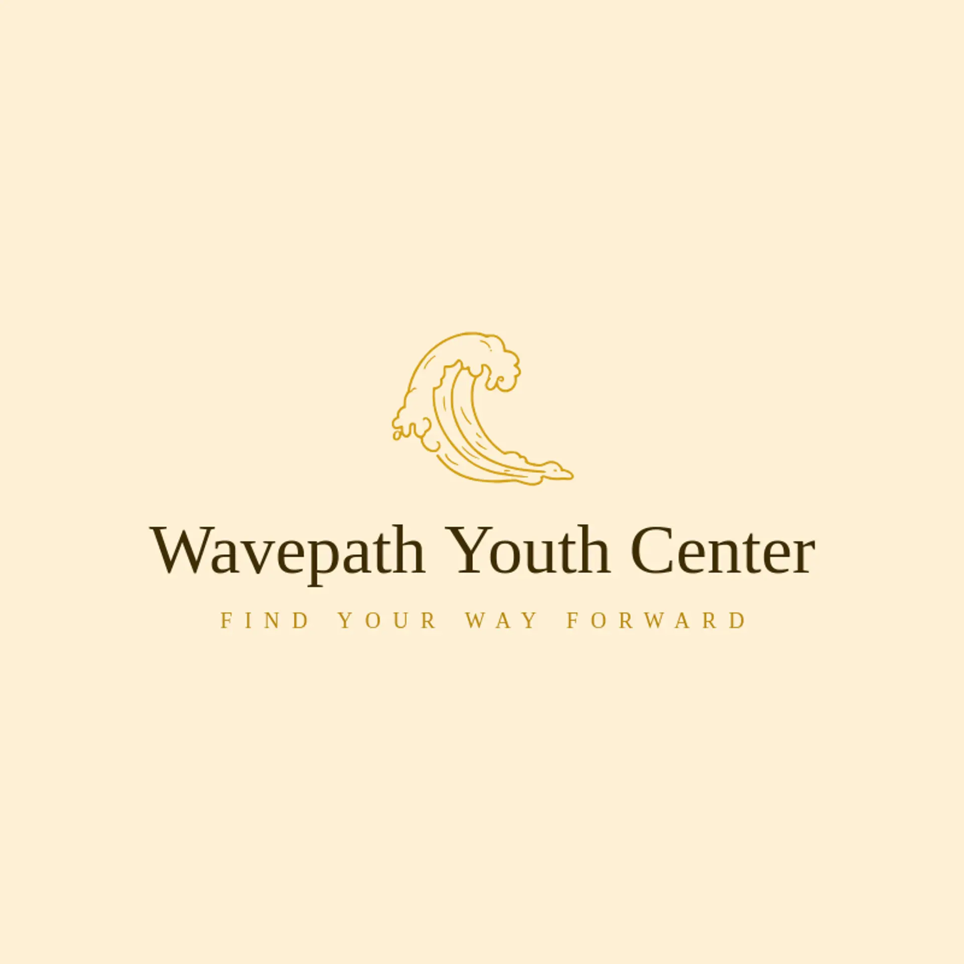 Wavepath Youth Center logo for tsunami