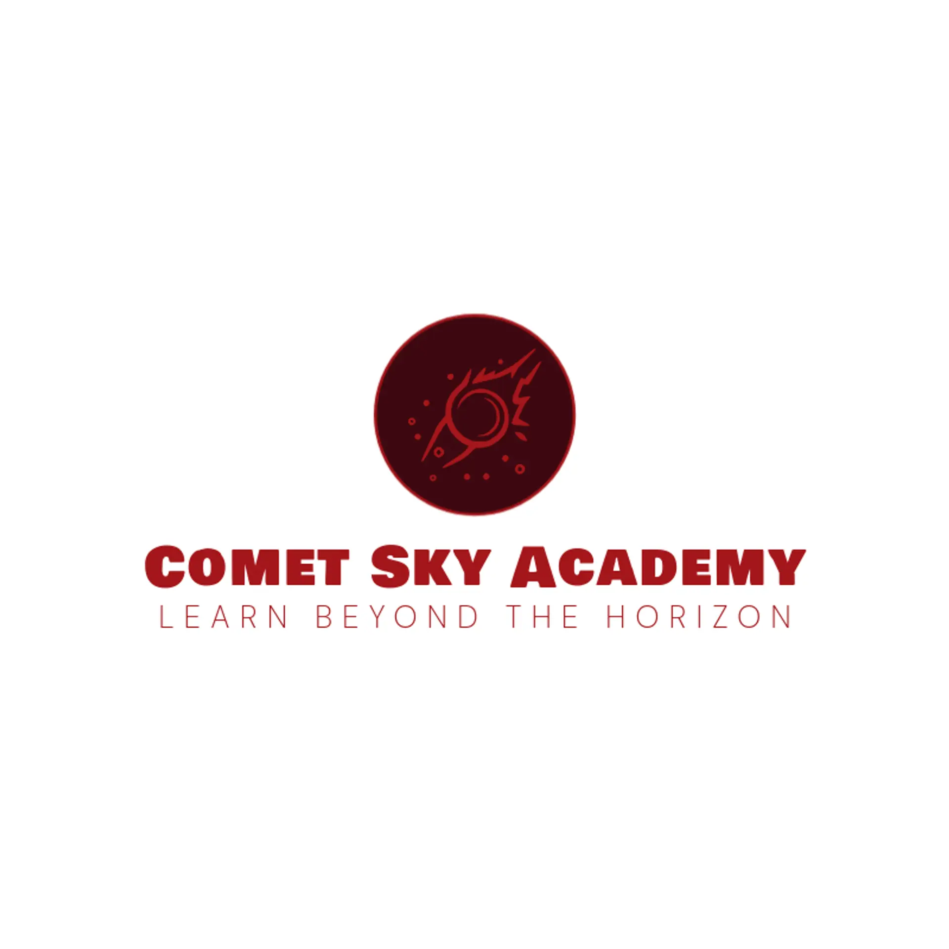 Comet Sky Academy logo for comet
