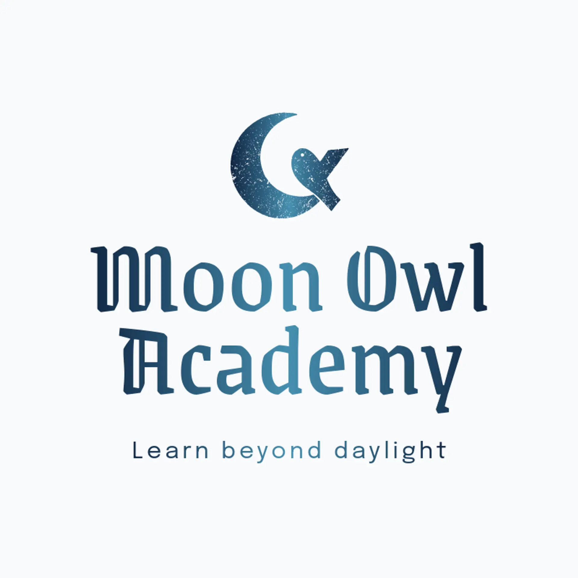 Moon Owl Academy logo for moon