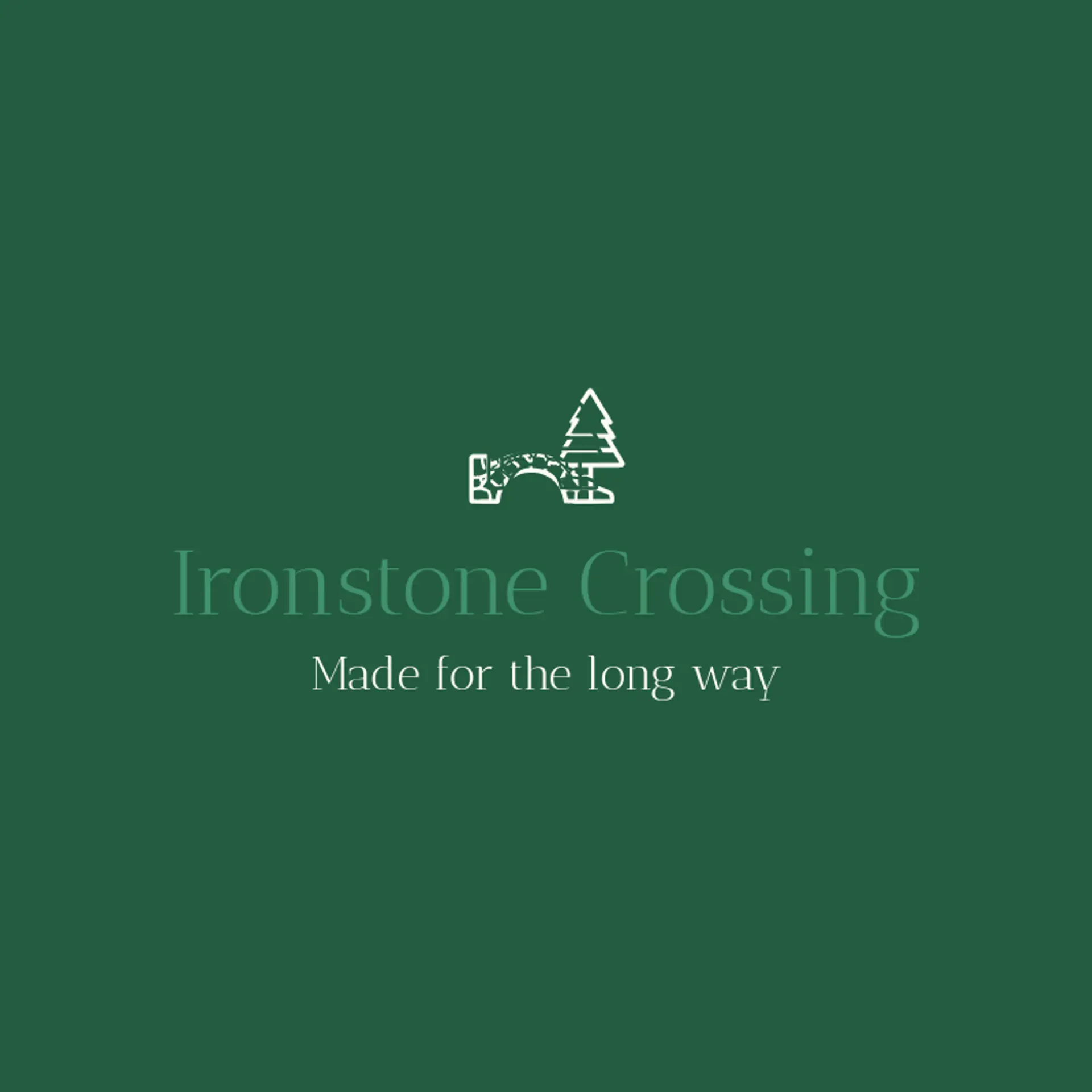 Ironstone Crossing logo for bridge