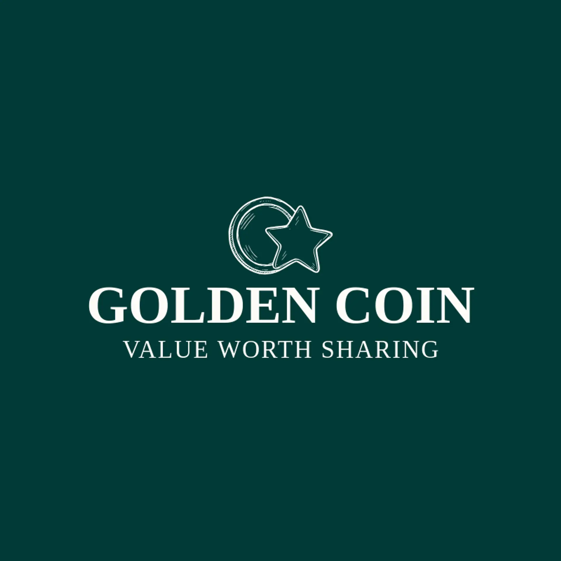 Golden Coin logo for cash