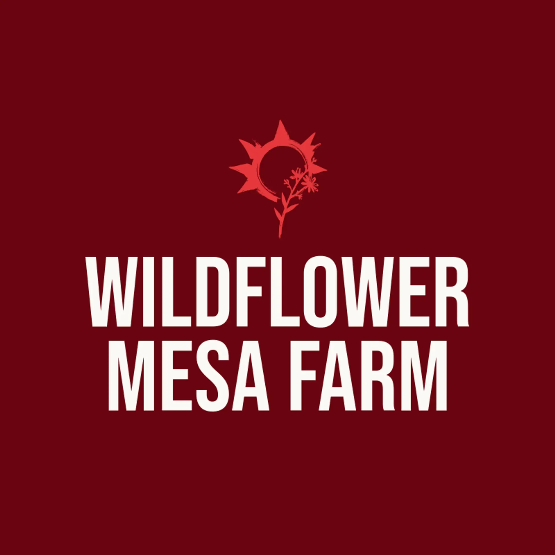 Wildflower Mesa Farm logo for ranch