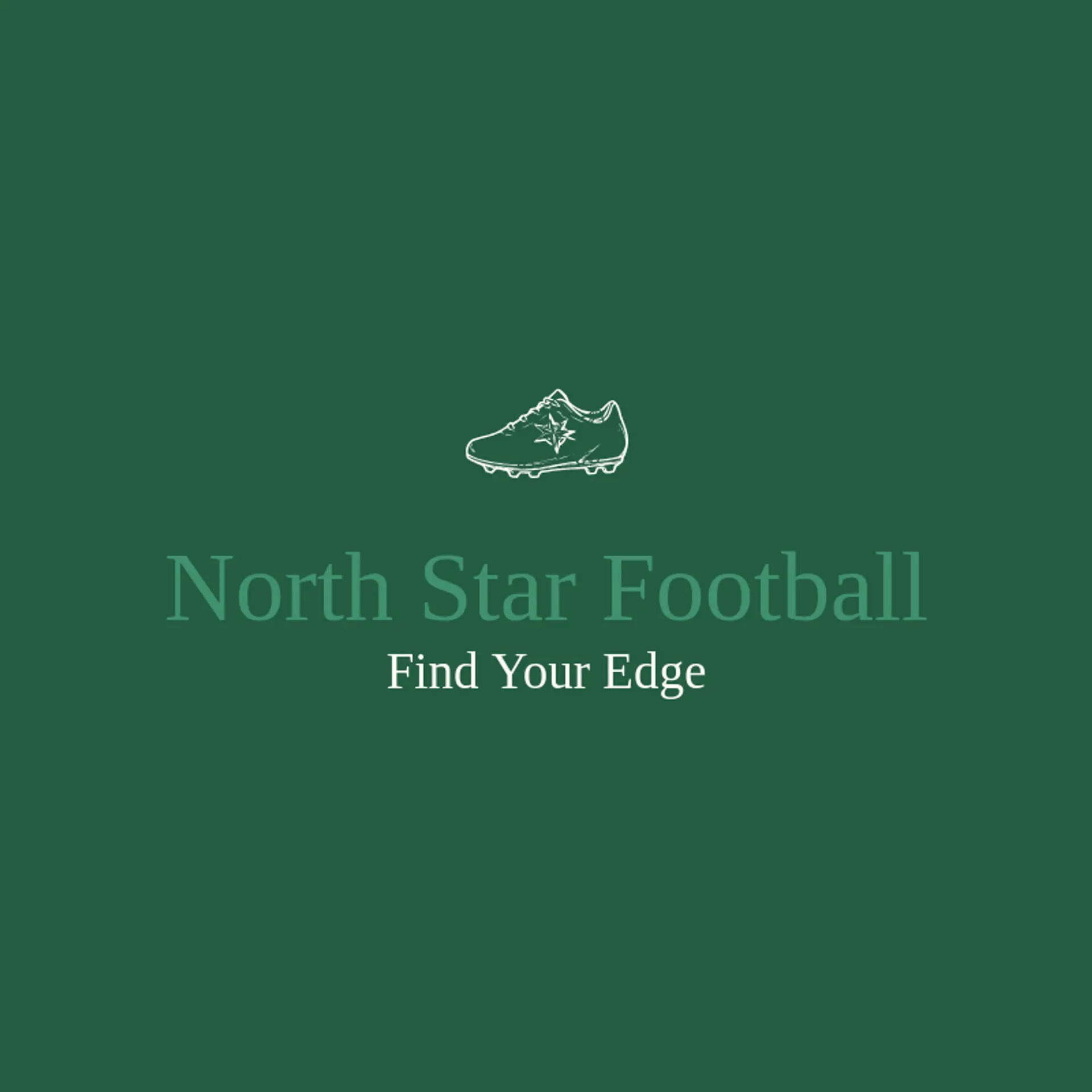 North Star Football logo for american football