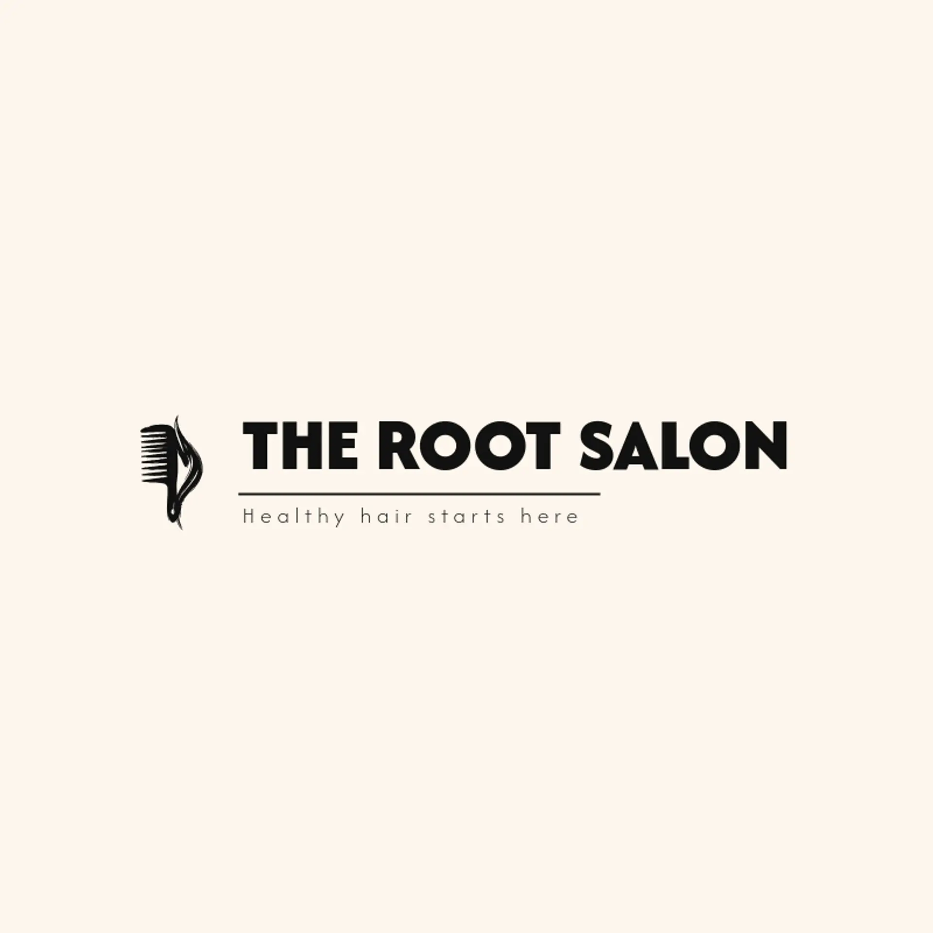 The Root Salon logo for hair stylist