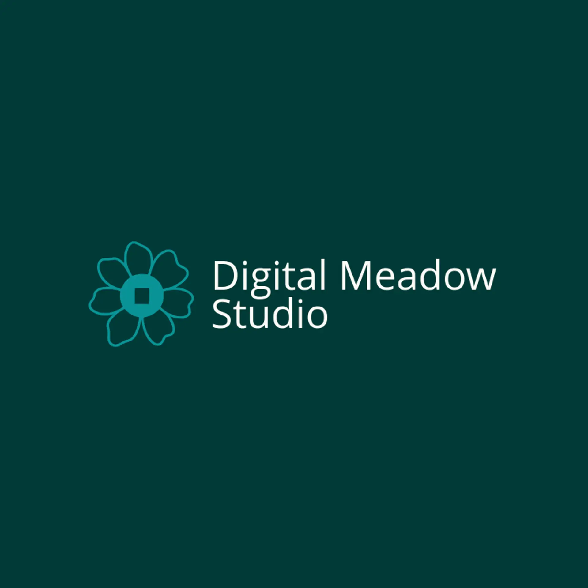 Digital Meadow Studio logo for digital agency