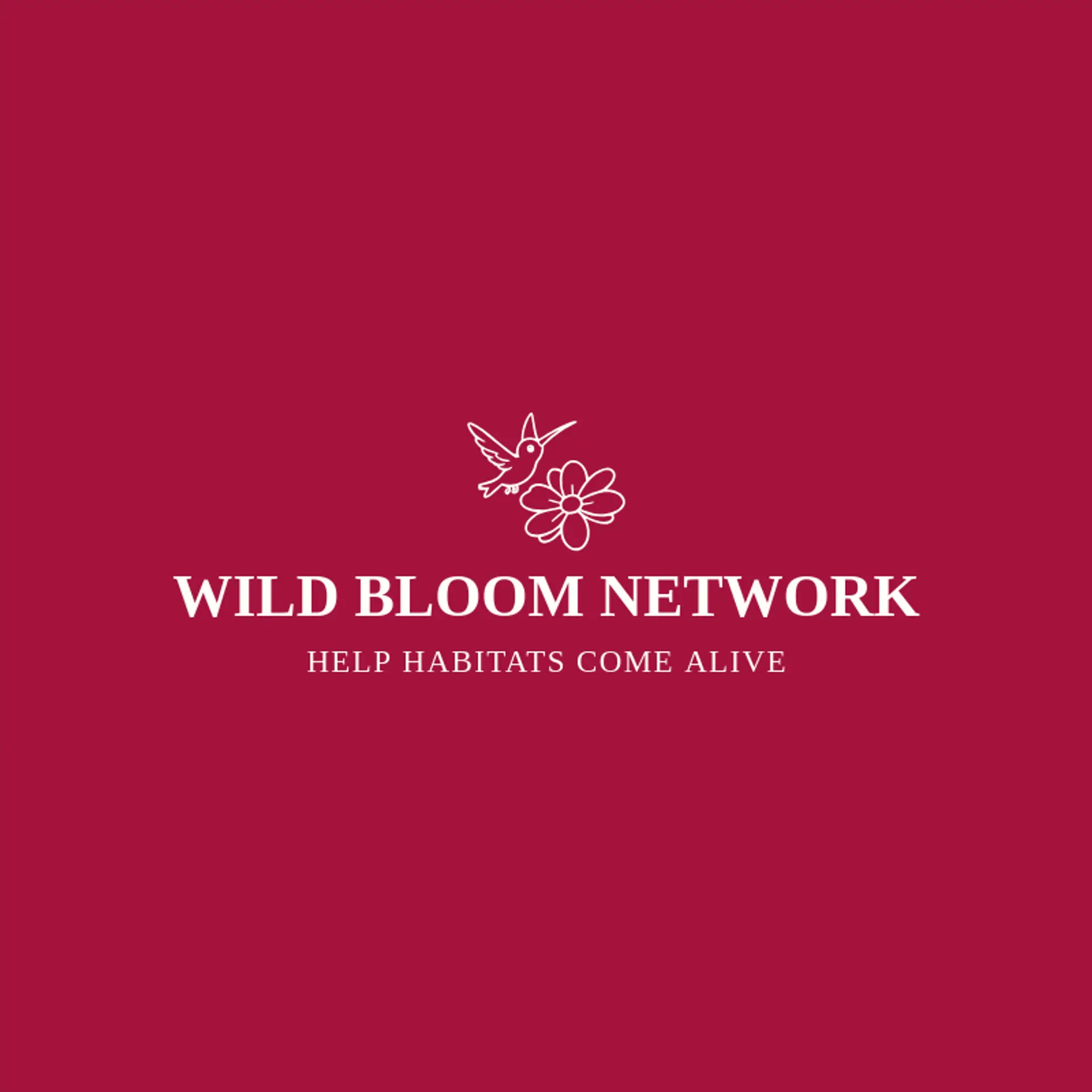 Wild Bloom Network logo for wildlife