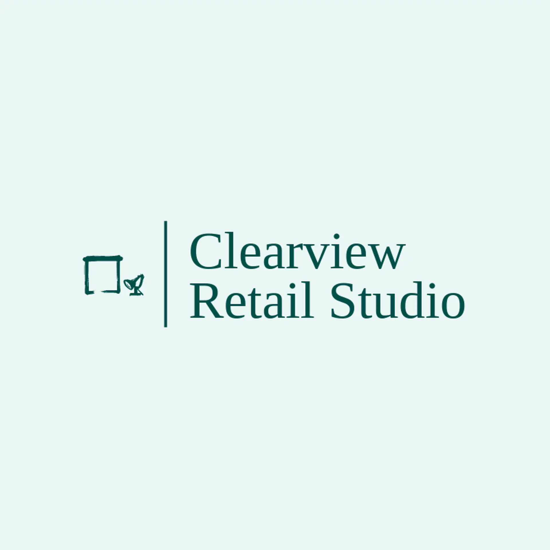 Clearview Retail Studio logo for acrylic